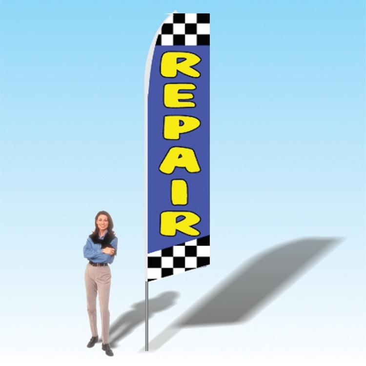 15FT Repair Advertising Banner Flag 2