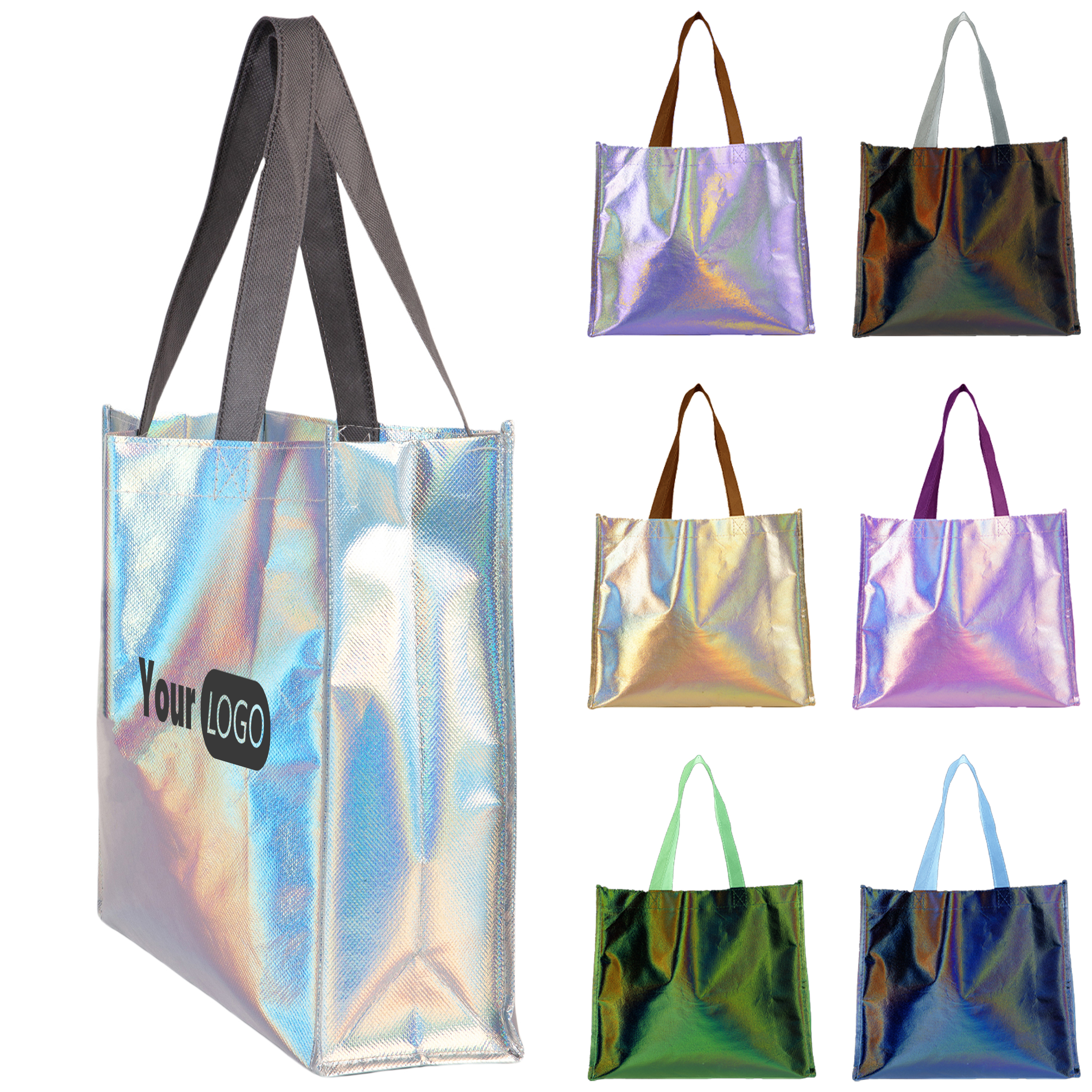 Other Fabric Solid Color Shopping Clothing Bag 2