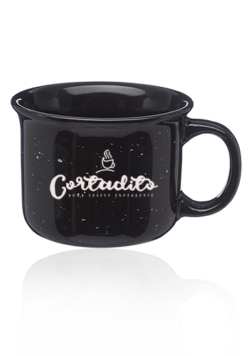 7.5 oz. Bijou Ceramic Campfire Coffee Mugs 1