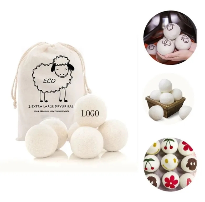 Bulk Organic Wool Dryer Balls Custom Logo Eco Friendly Laundry Solution Wholesale 5