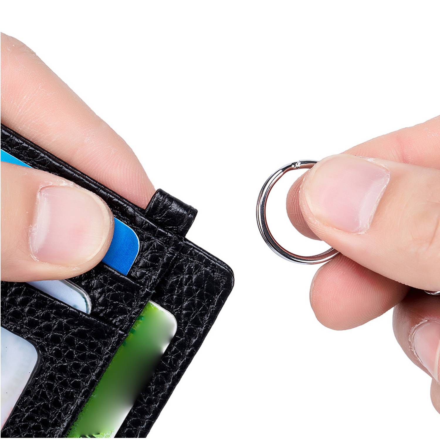 A genuine leather mini wallet 4