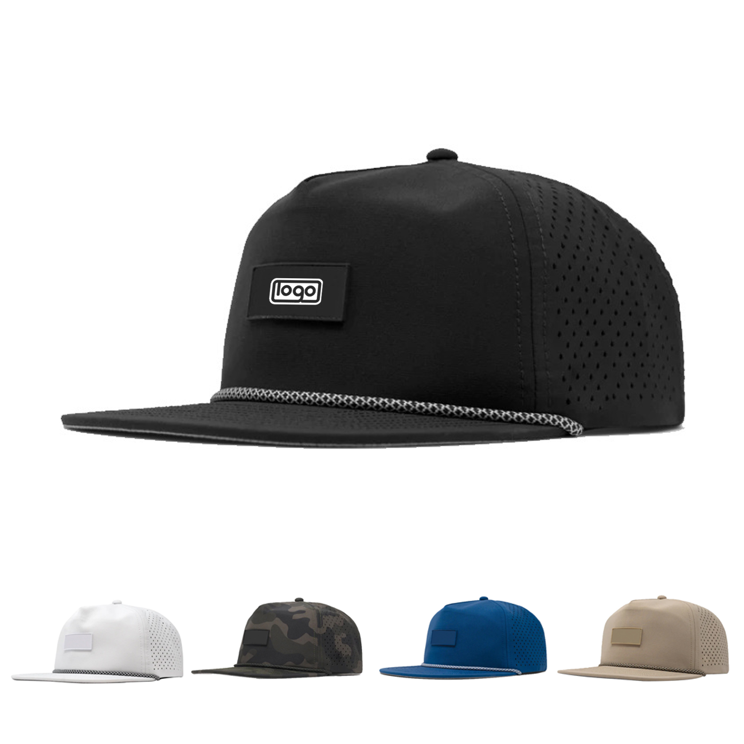 Flat Brim Baseball Cap 1