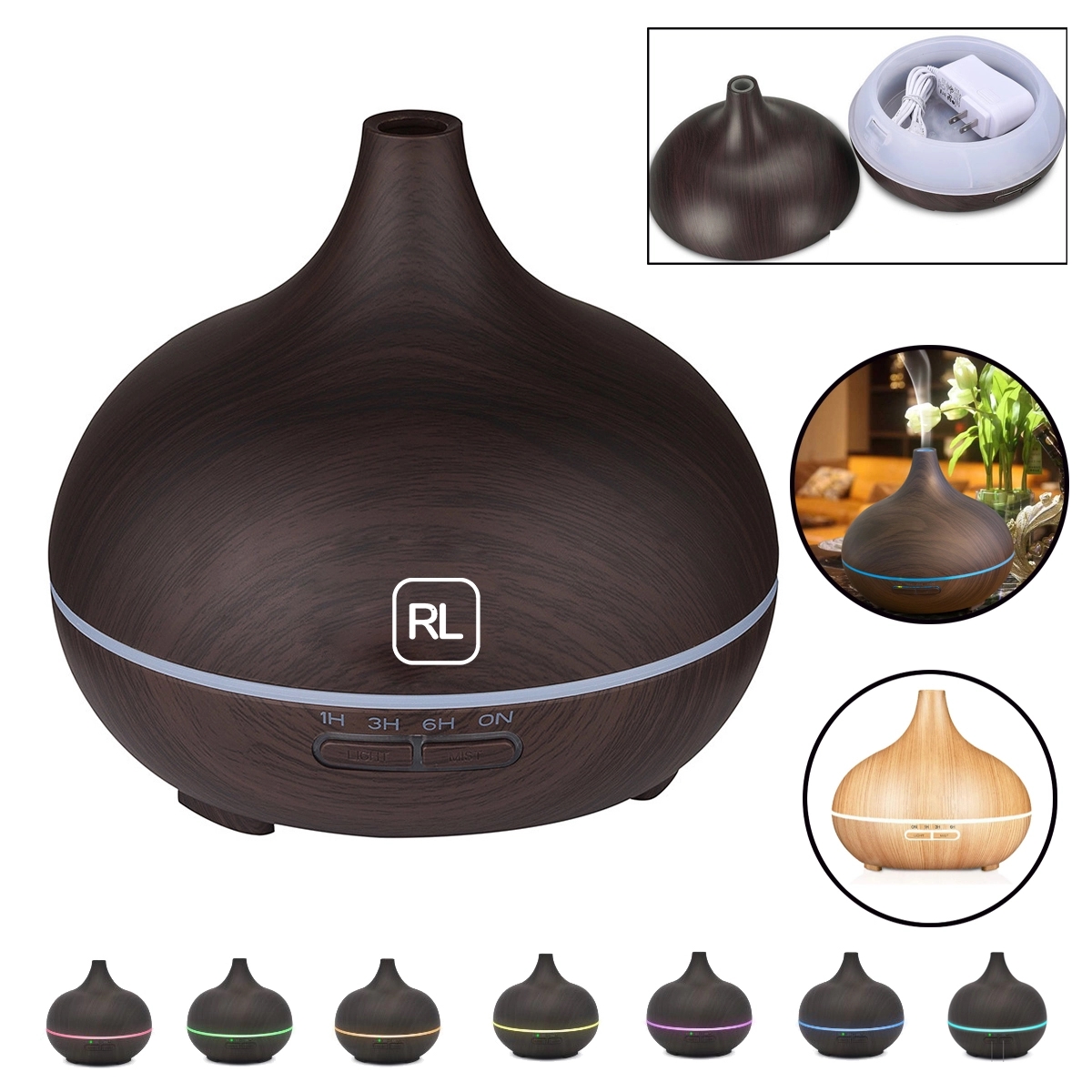 550 Ml Essential Oil Aromatherapy Diffuser 2