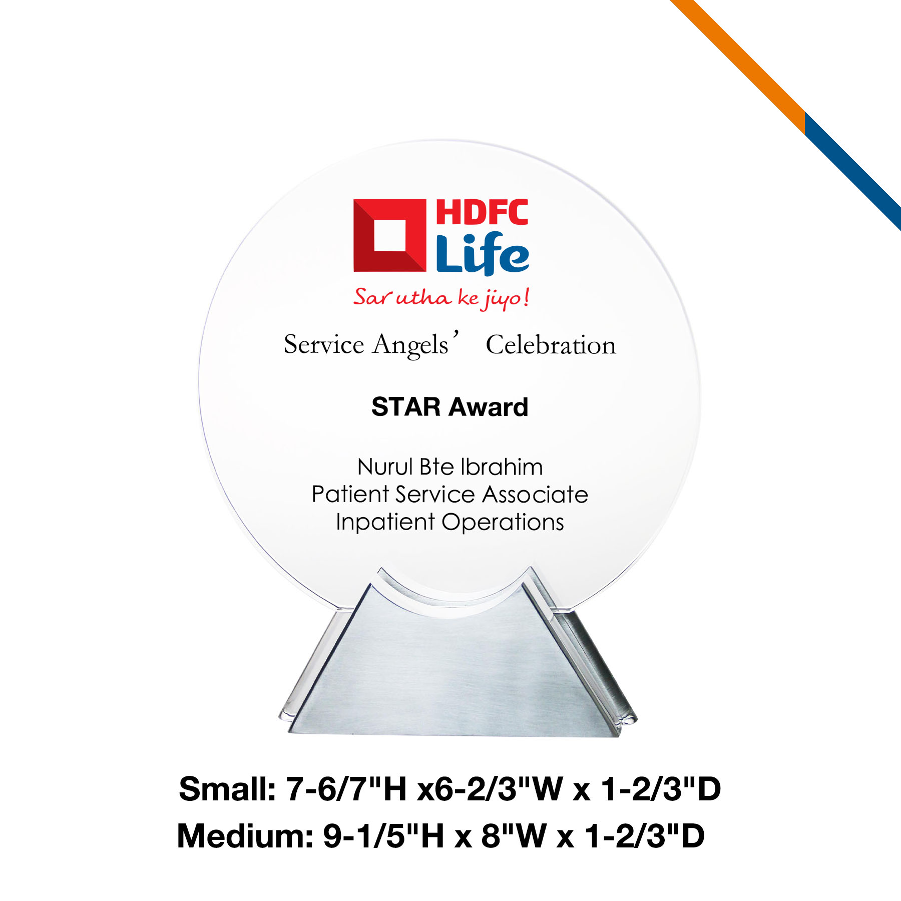 Rarfy Crystal Award 5