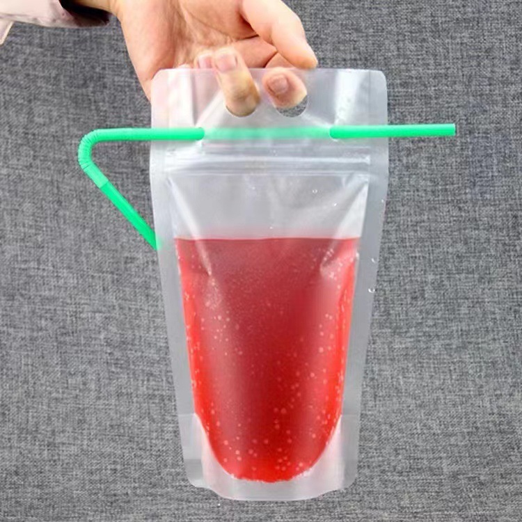 Zipper Drink Pouches Bags 4