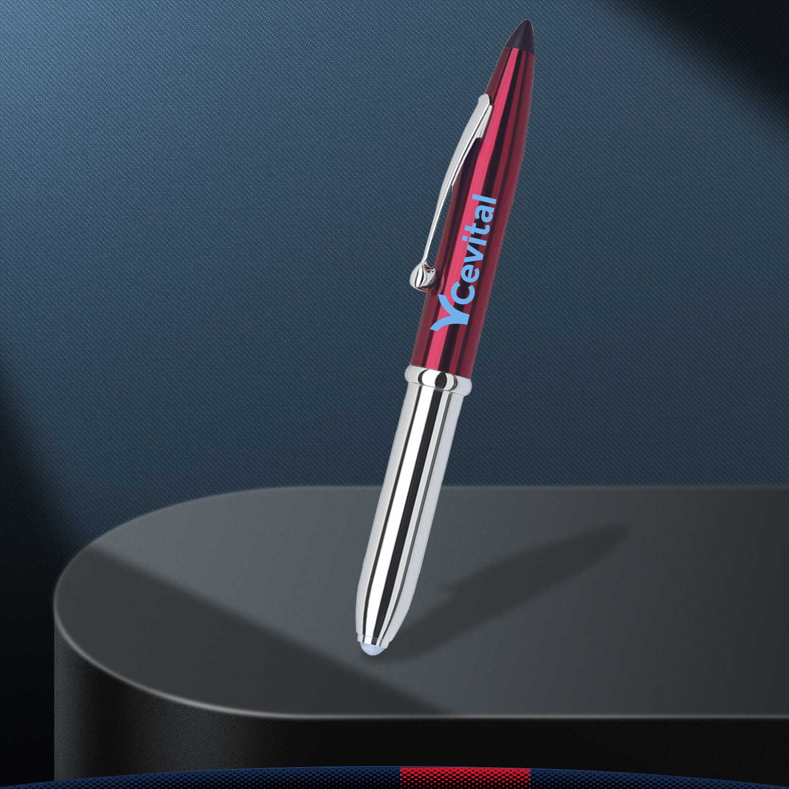2-in-1 Multifunctional Metal Pen 1