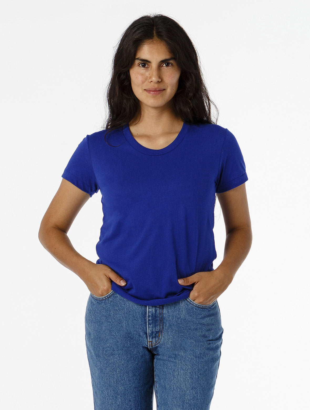 WOMEN'S POLY COTTON S/S T-SHIRT 4