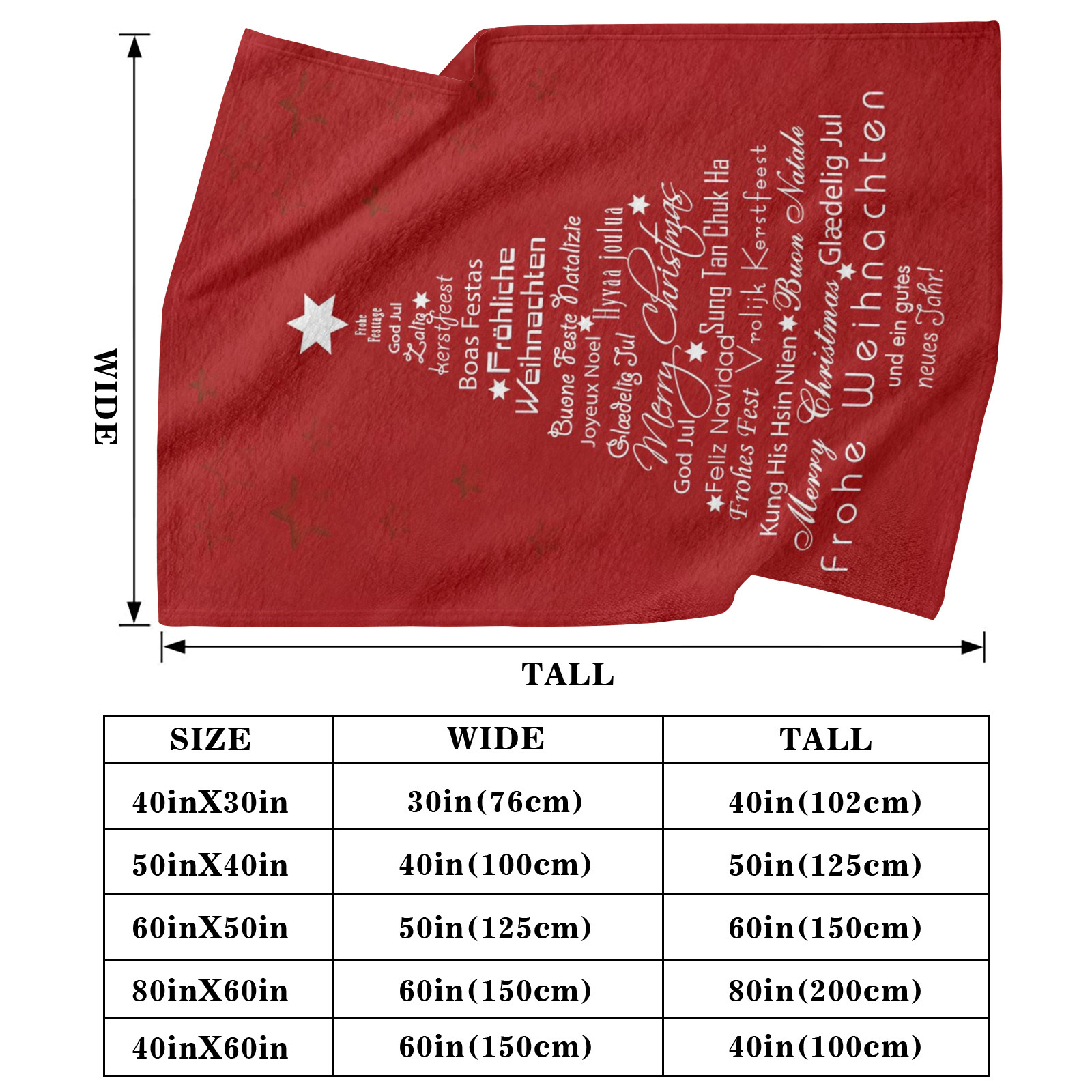 Christmas Flannel Blanket 1