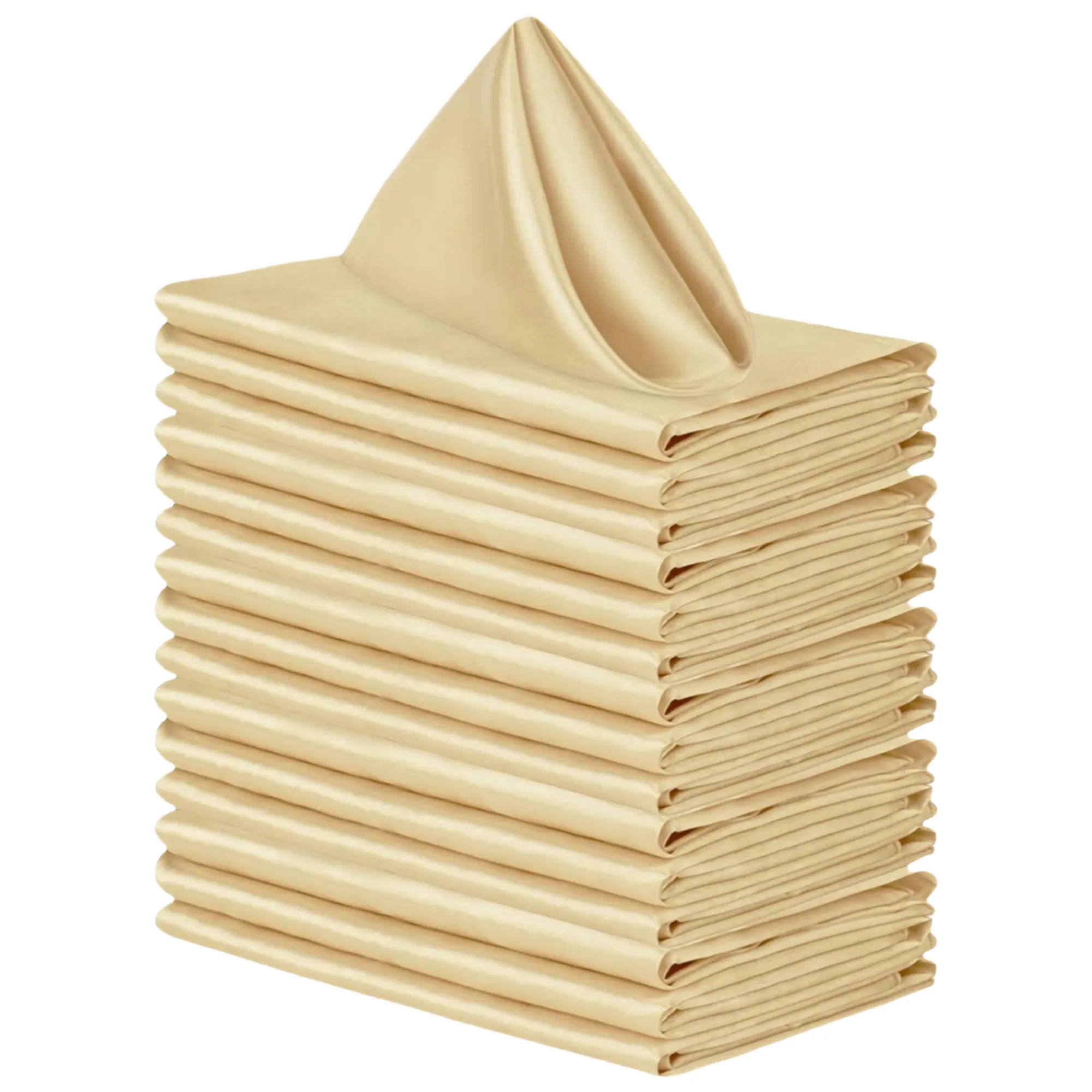 Banquet Soft Smooth Satin Polyester Square Napkin 9