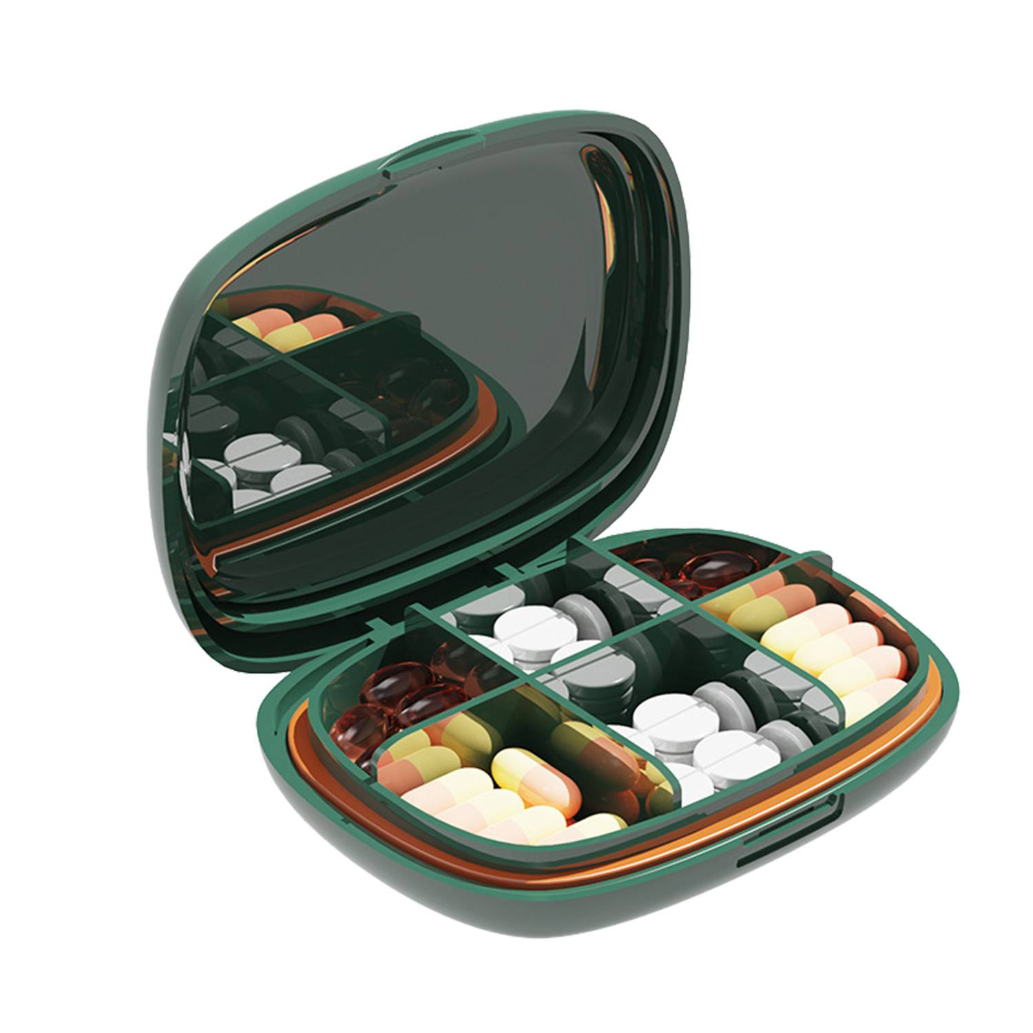 Plastic Sealed Tablet Storage Pill Box 5