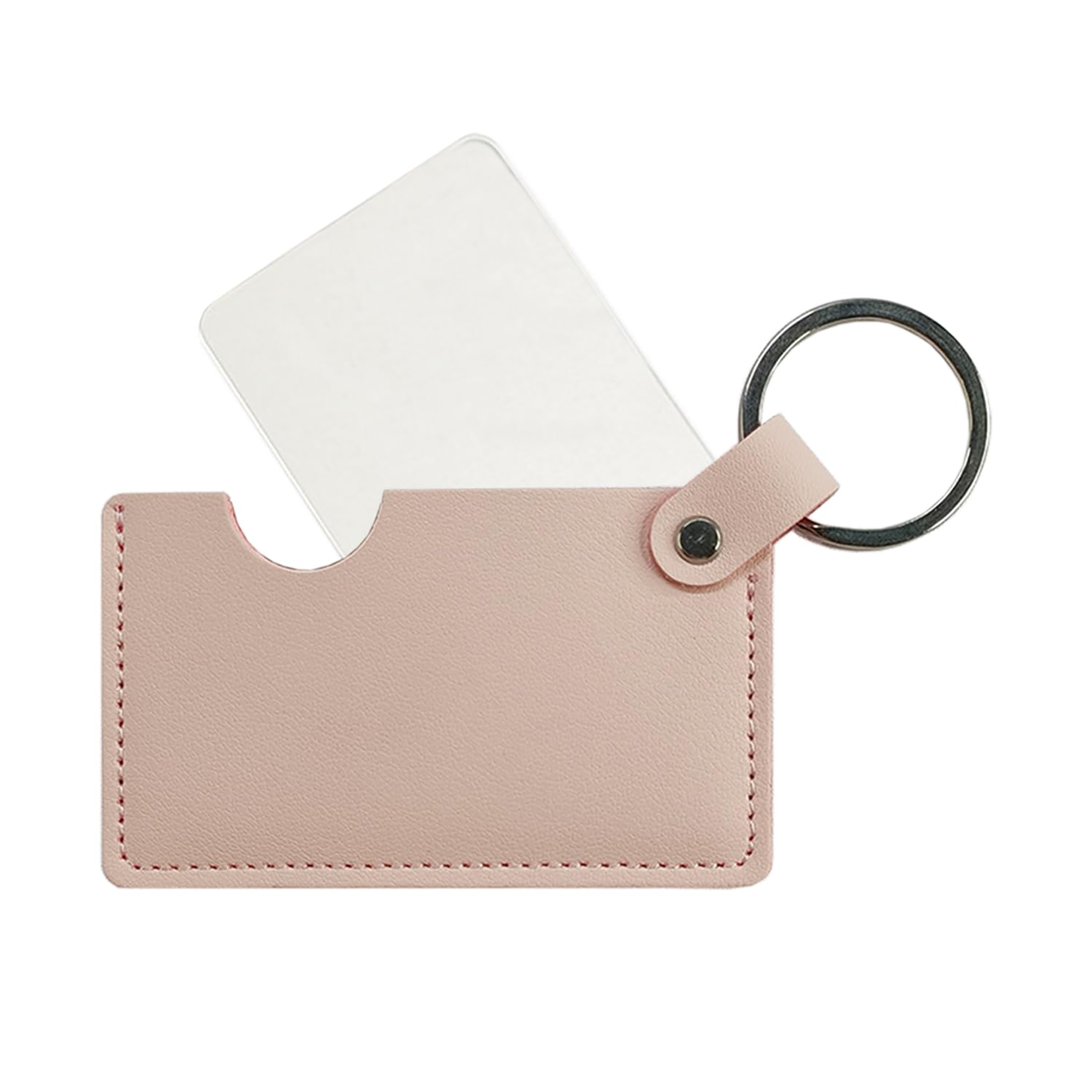 PU Leather Mirror Keychain 8