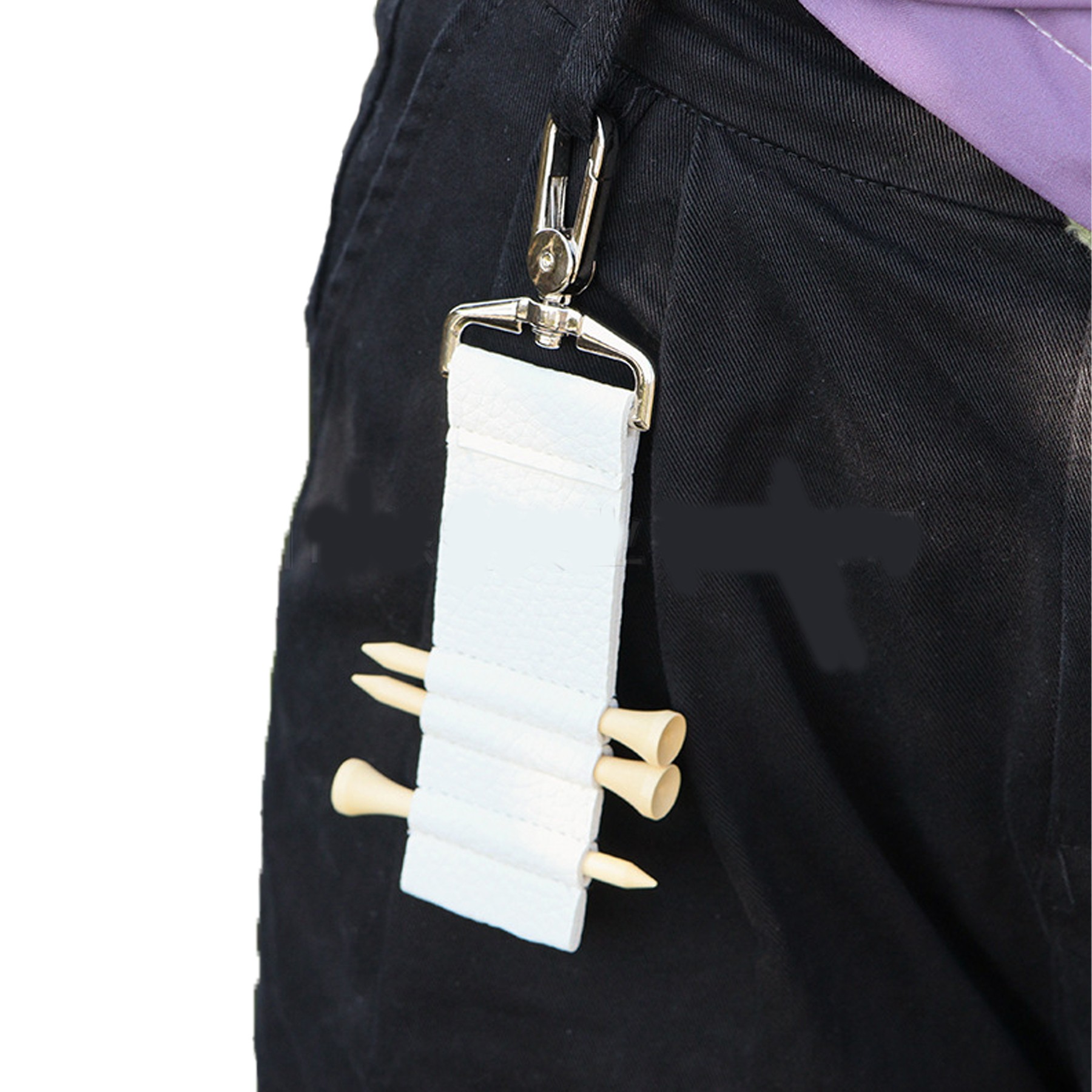 Leather Golf Tee Bag 1