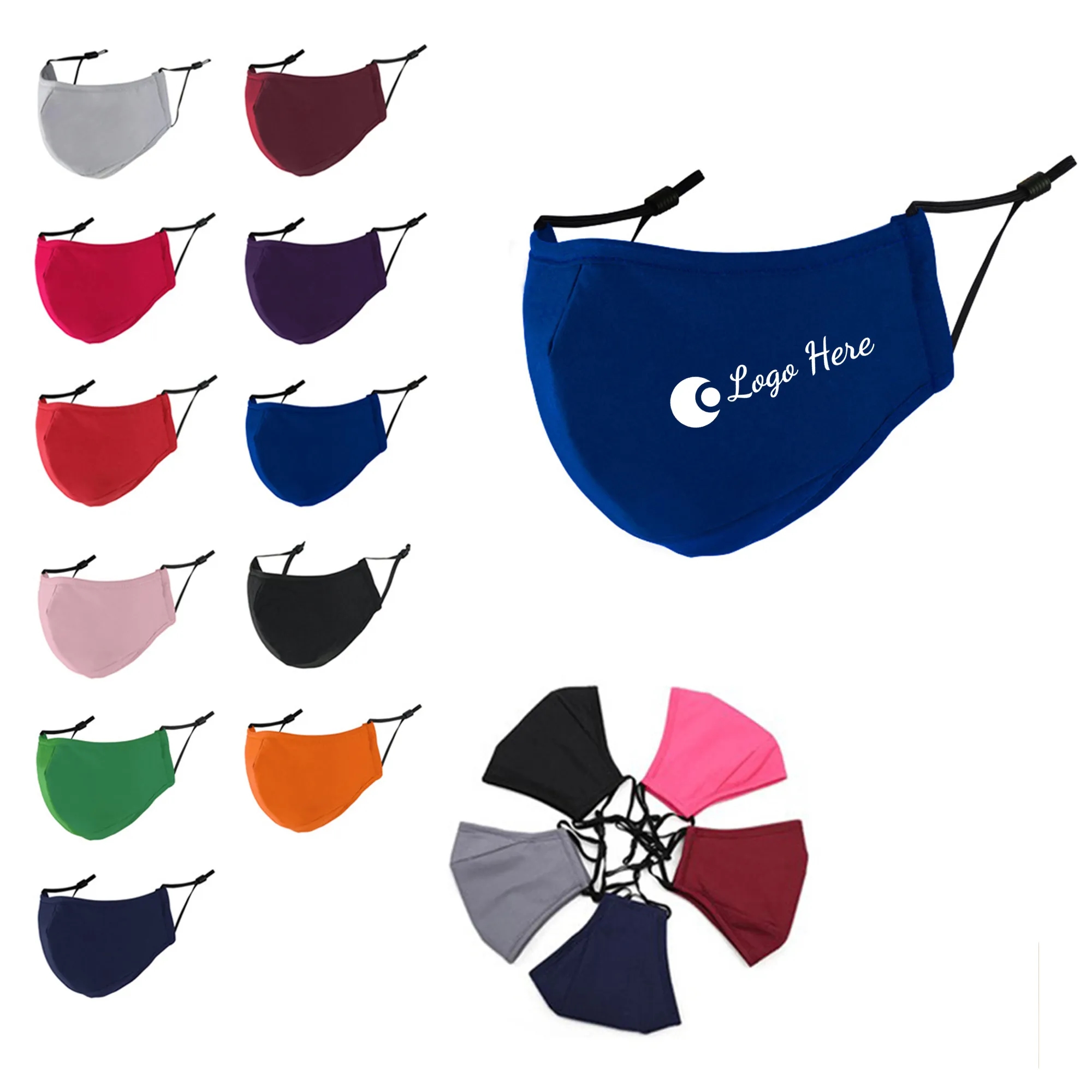 Reusable Face Mask With Adjustable Earloop 14