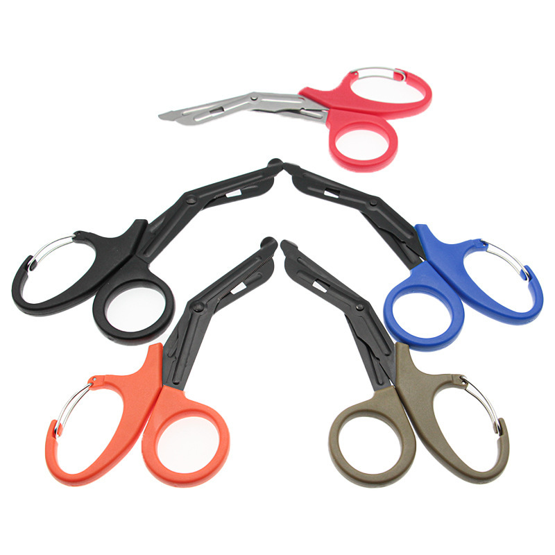 Emergency Medical Scissors With Carabiner 1