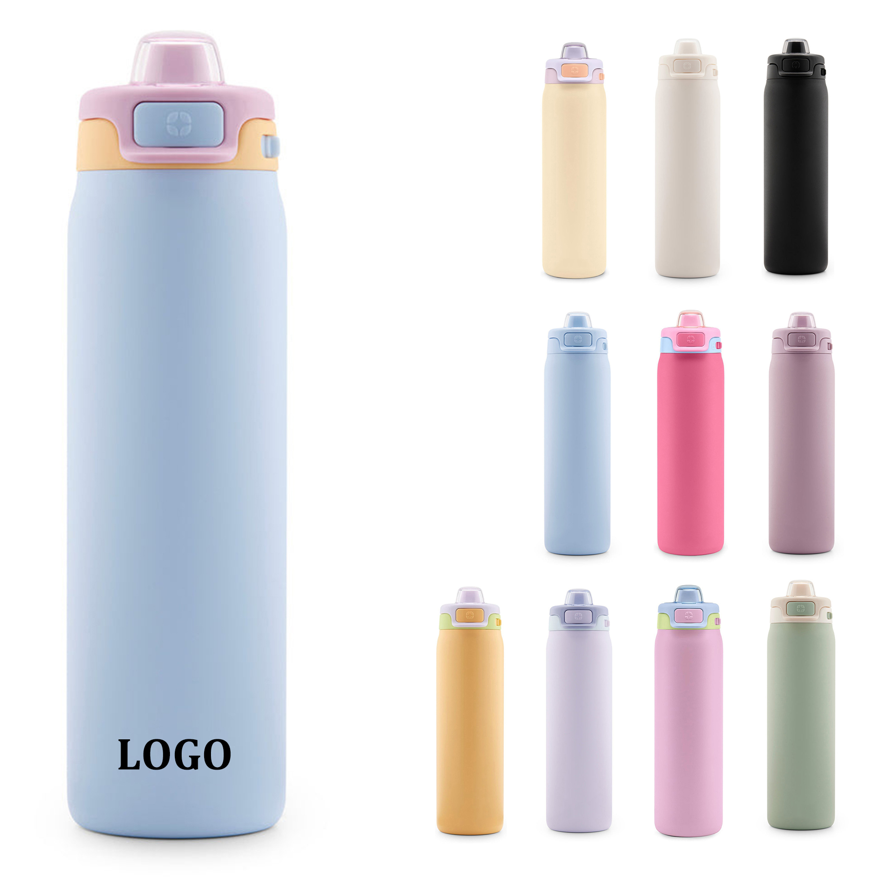 Macaron Colors Stainless Steel Mug 1