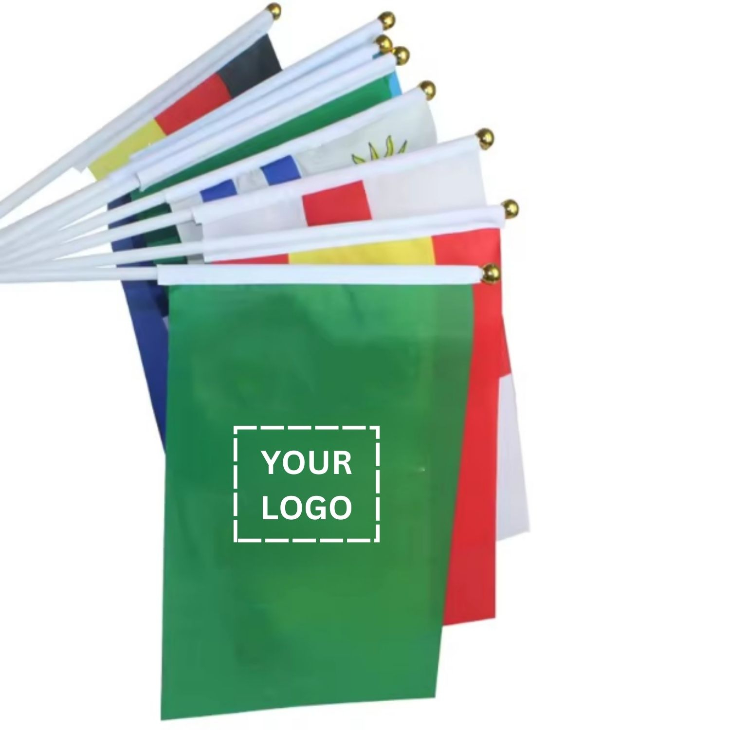 12" x 8" Hand Waving Flag Banner 2