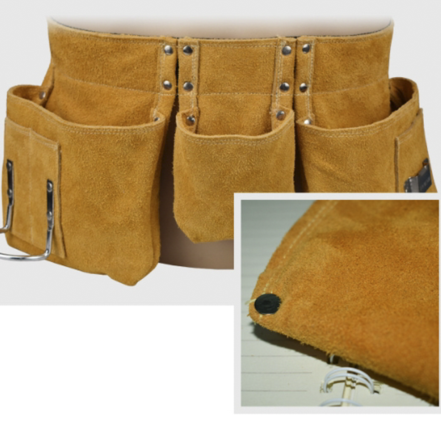 Genuine leather Garden Tool Belt 7