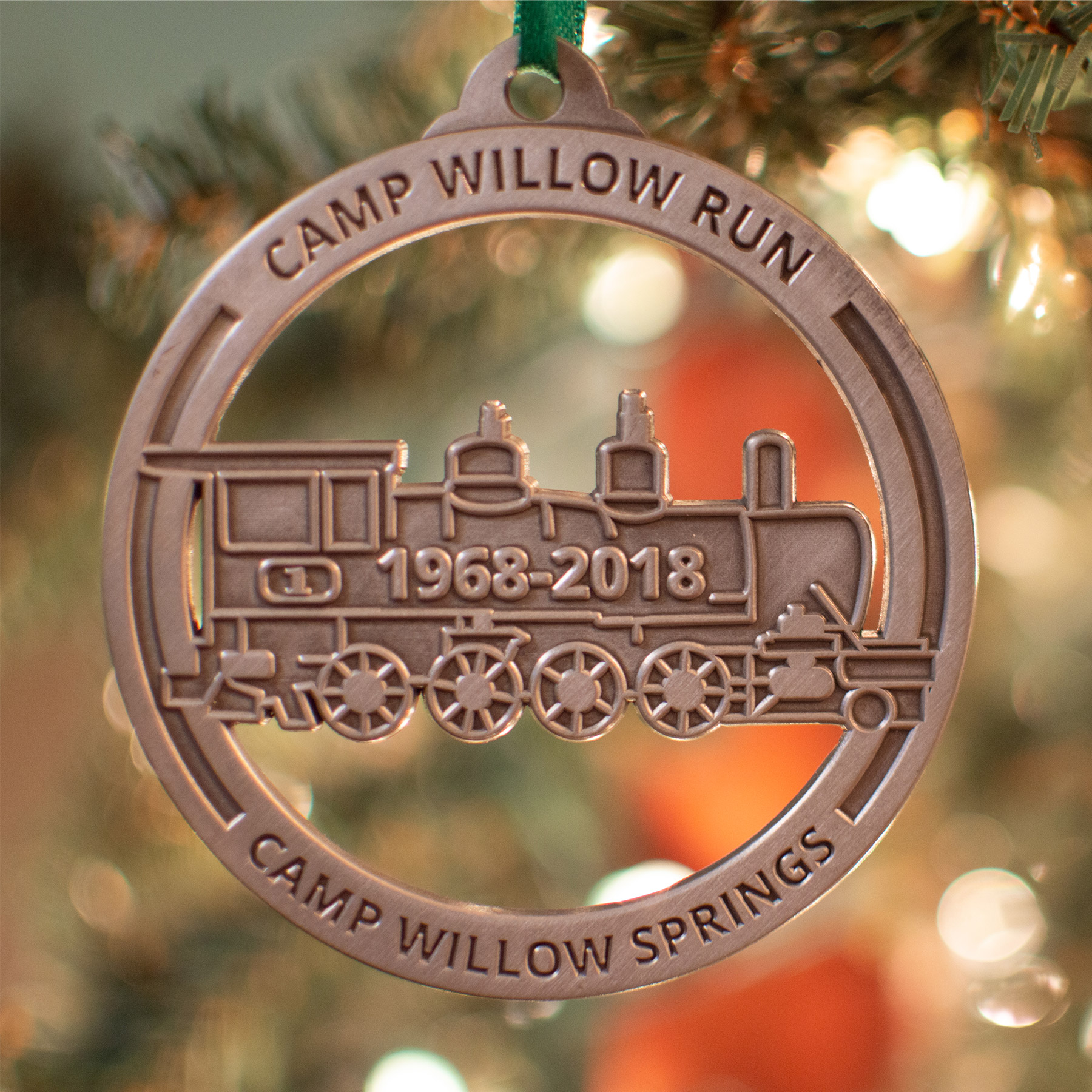 Die Struck Ornaments: 3" W x 3" H