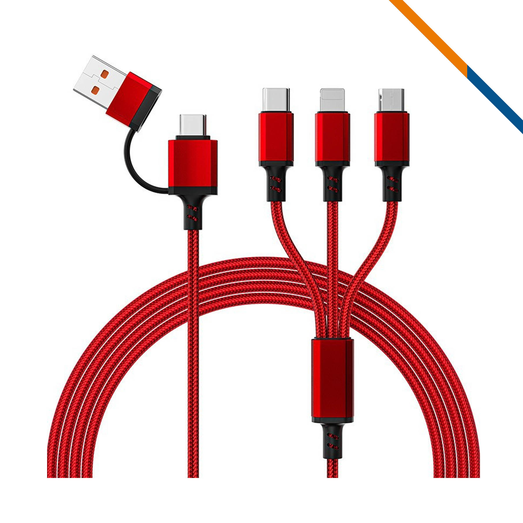 ZapCord 5in1 Fast Charging Data Transfer Cable 7