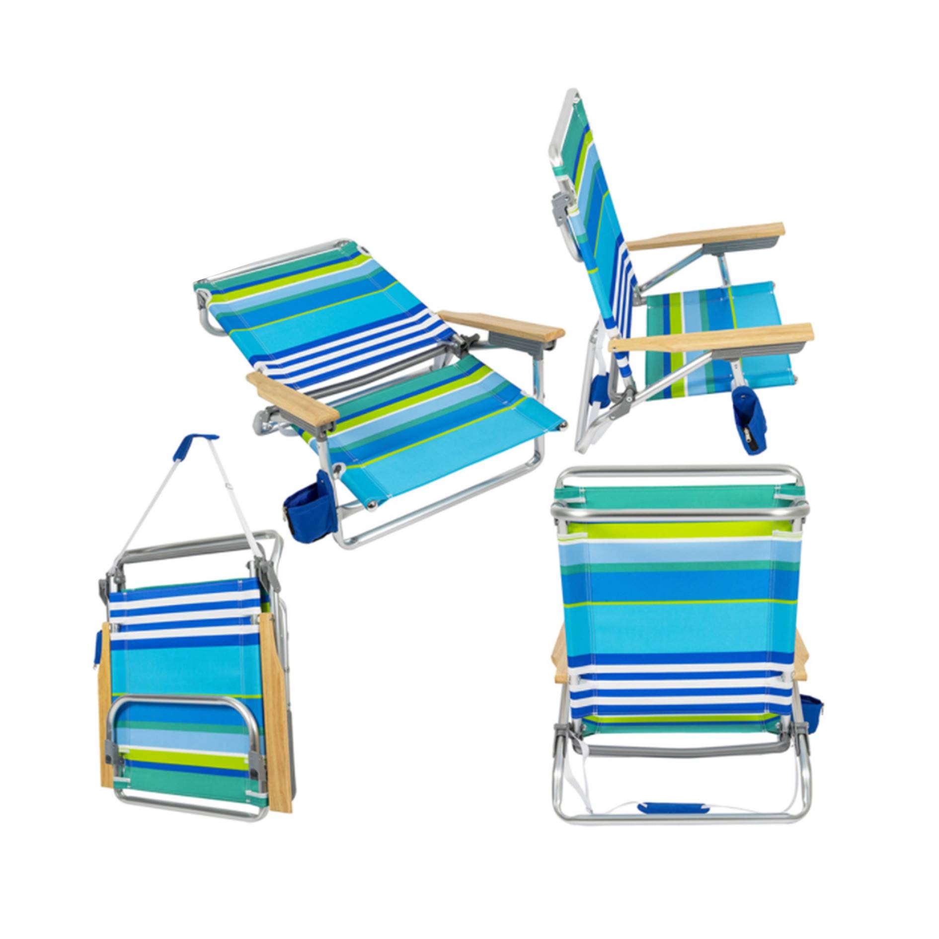 Outdoor Foldable Beach Camping Lounger 5