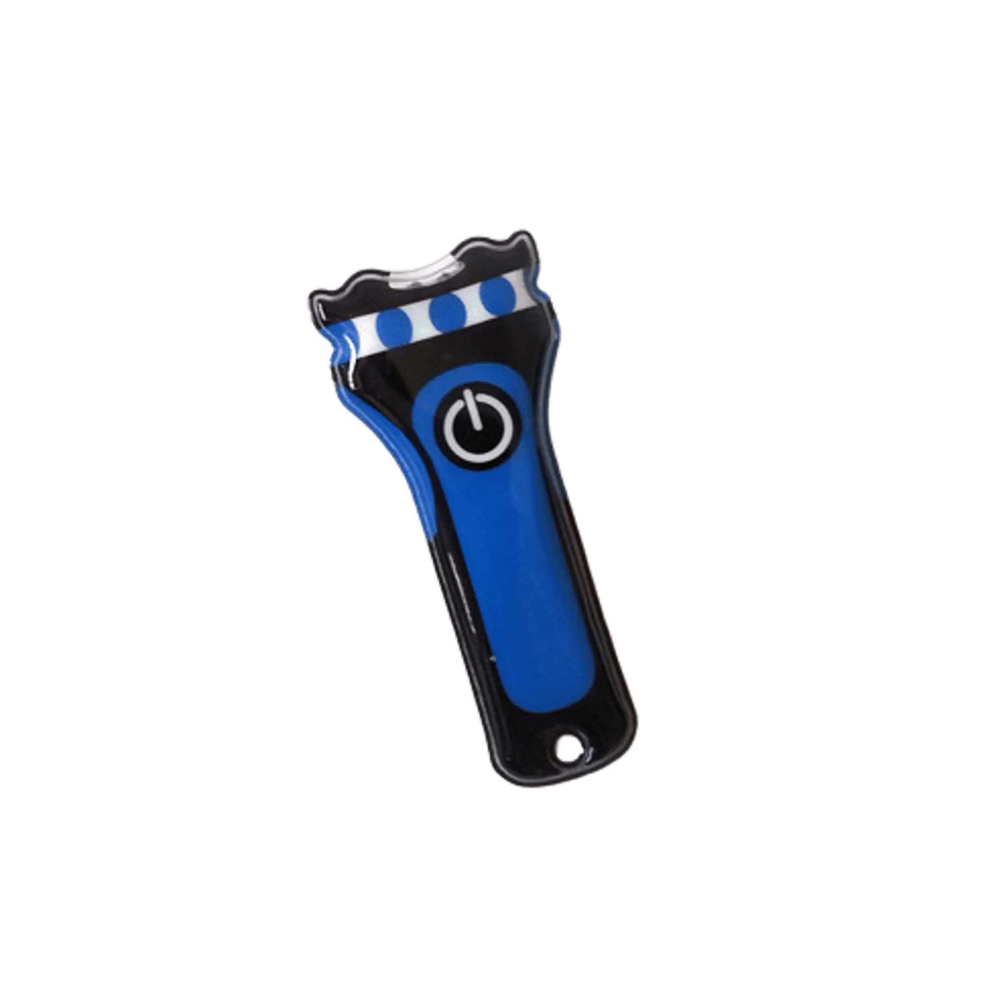 PVC Flashlight Keychain Light with Refrigerator Magnet 3