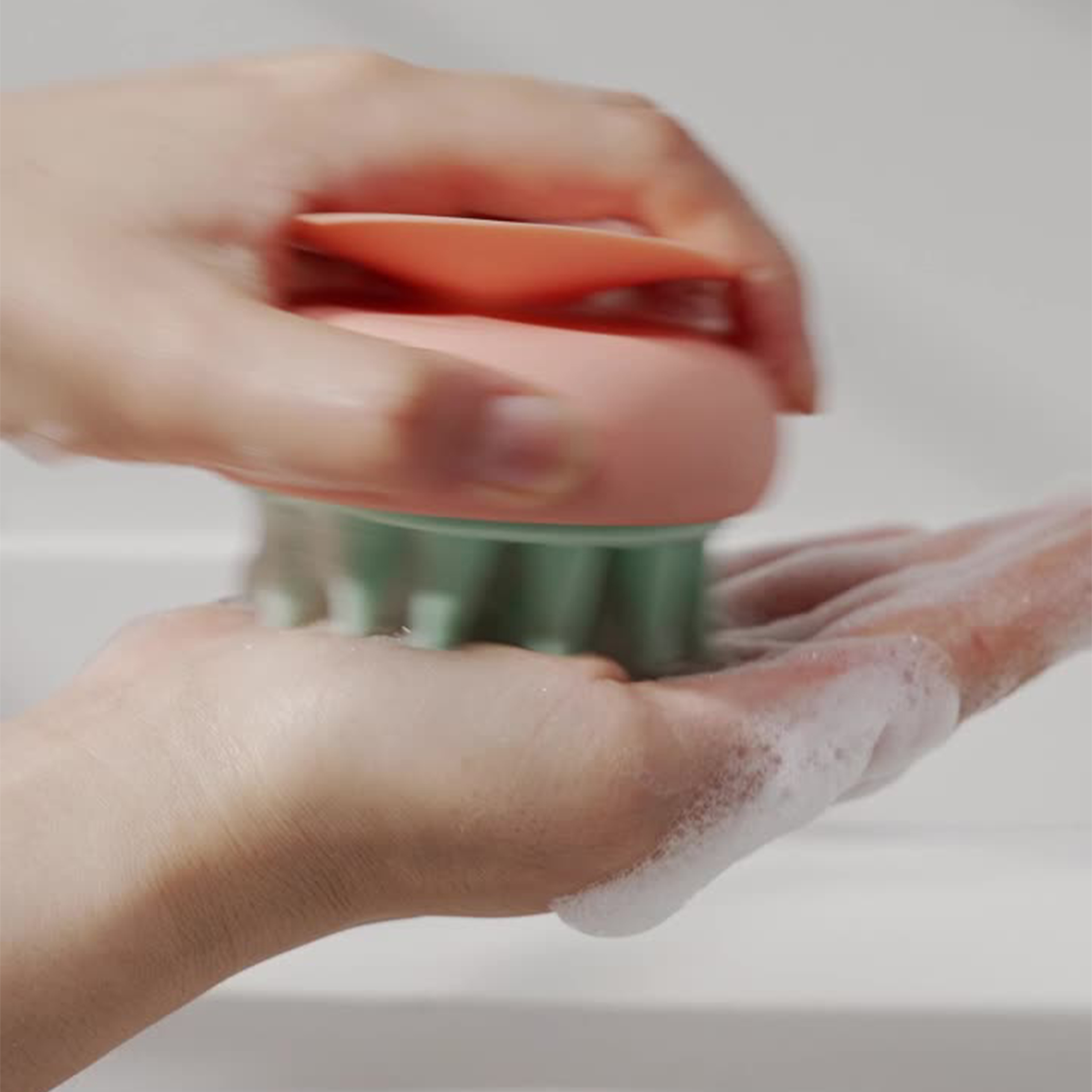 Abs Household Suction Cup Hair Brush 7