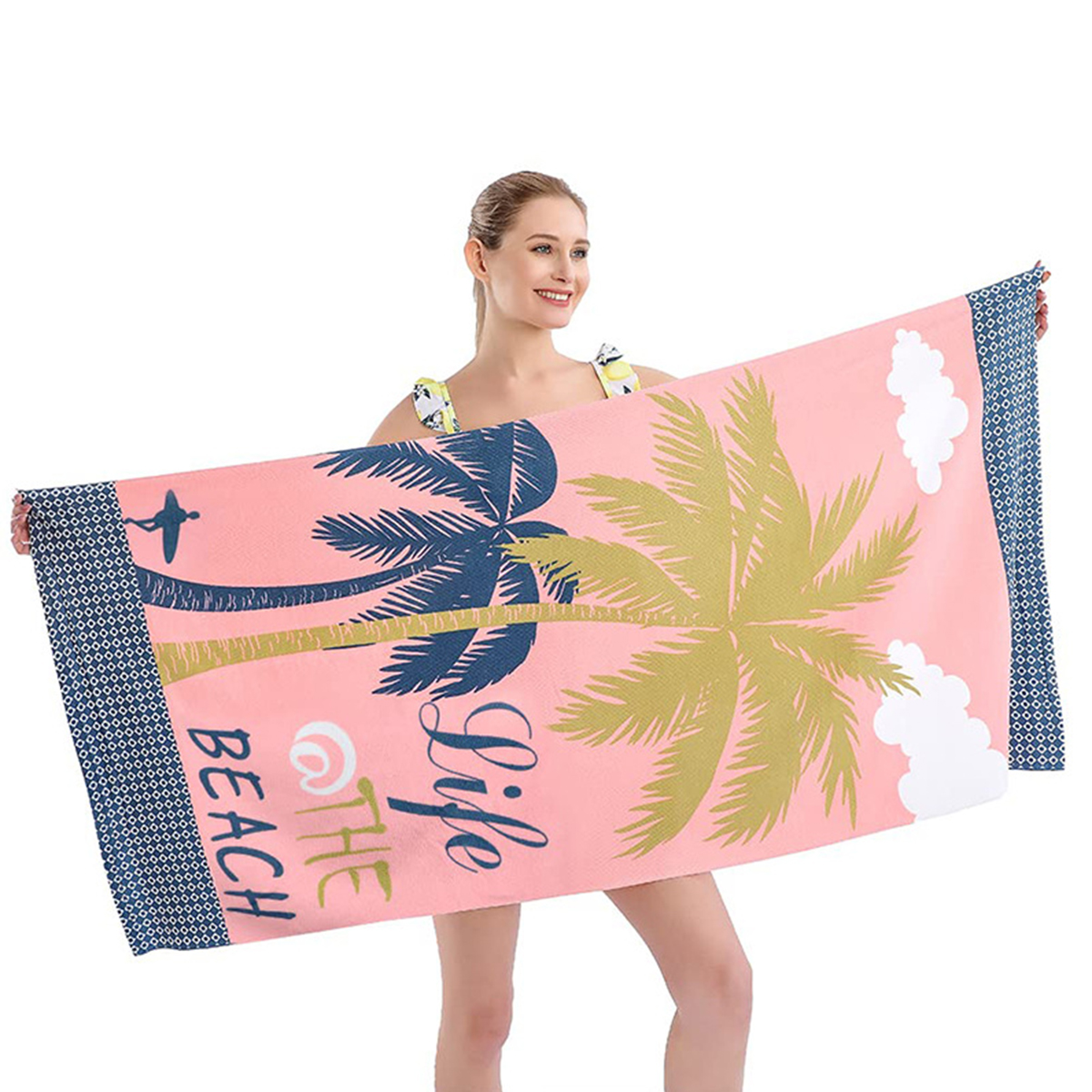 Premium Microfiber Beach Towel 56" x 28" 1