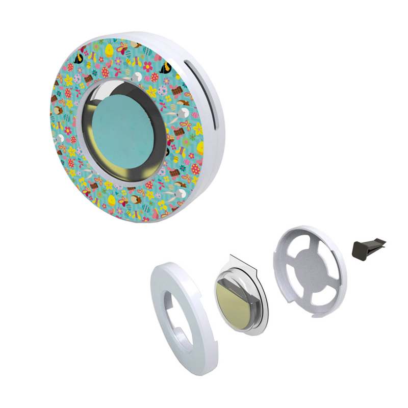 Round Car Aroma Diffuser Vent Clip 3