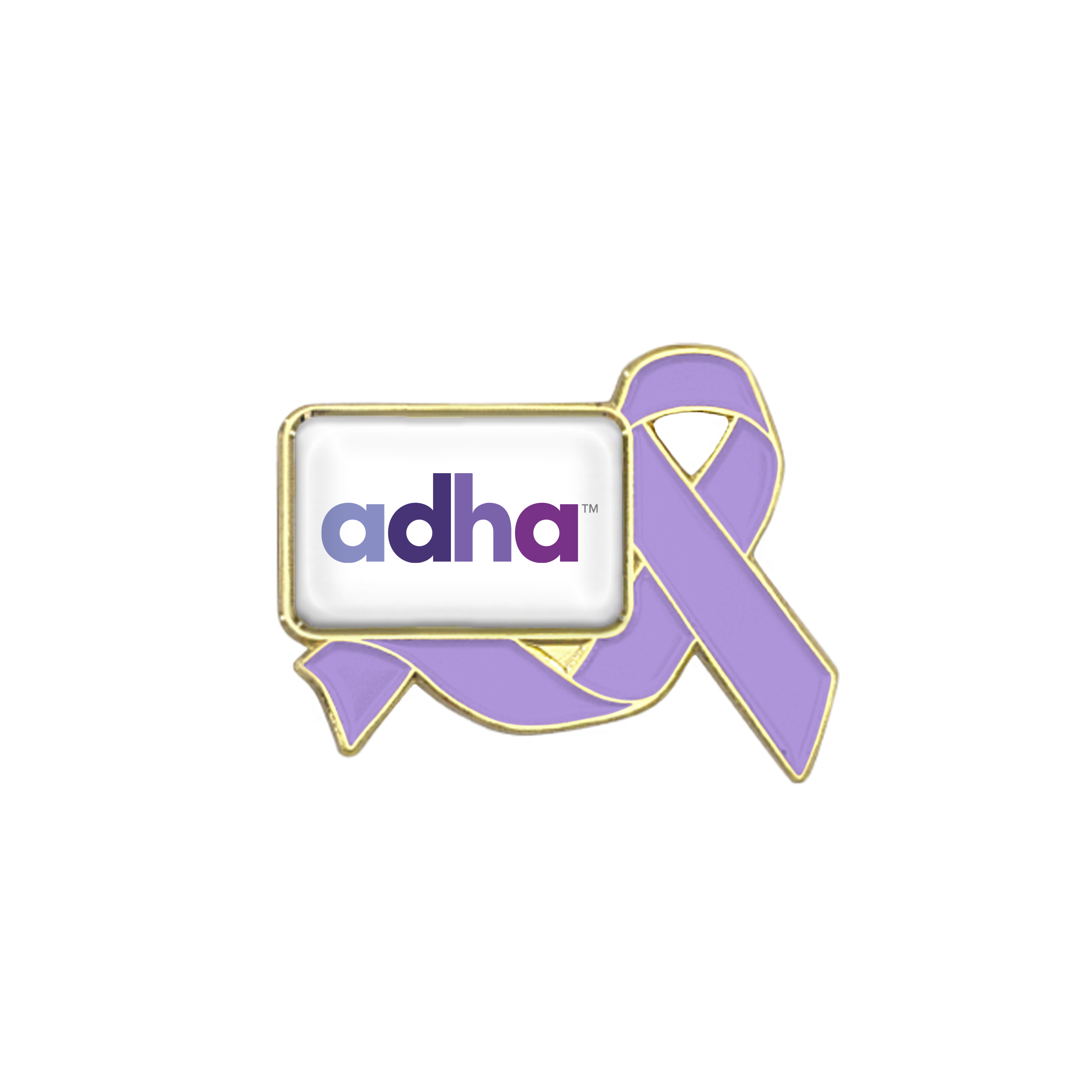 Awareness Ribbon Lapel Pins w/ Custom Logo 22