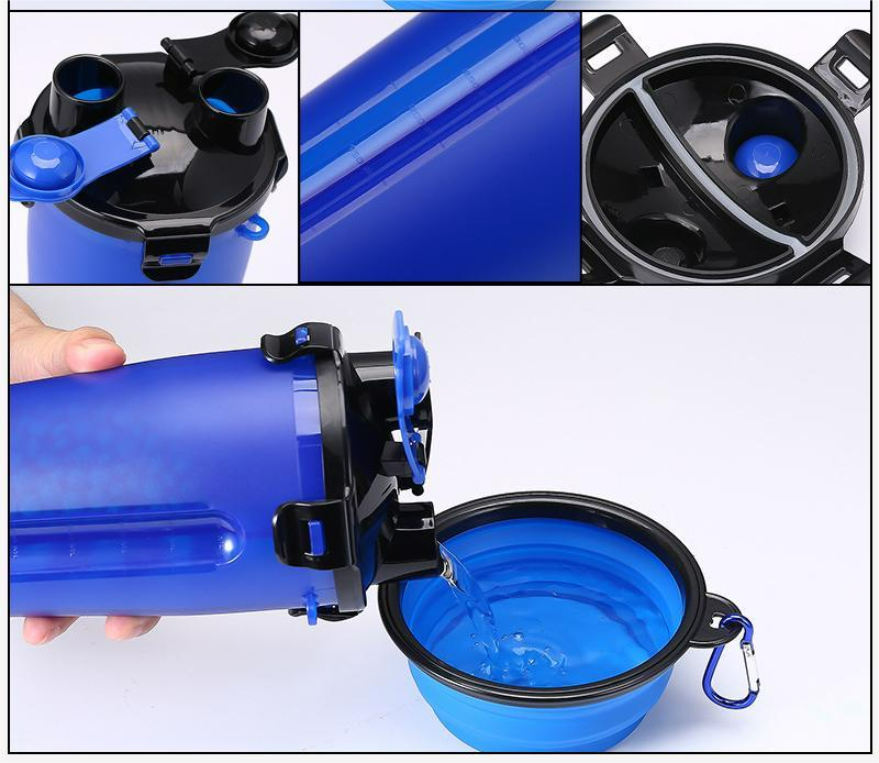 2-In-1 Pet Water Food Bottle 8