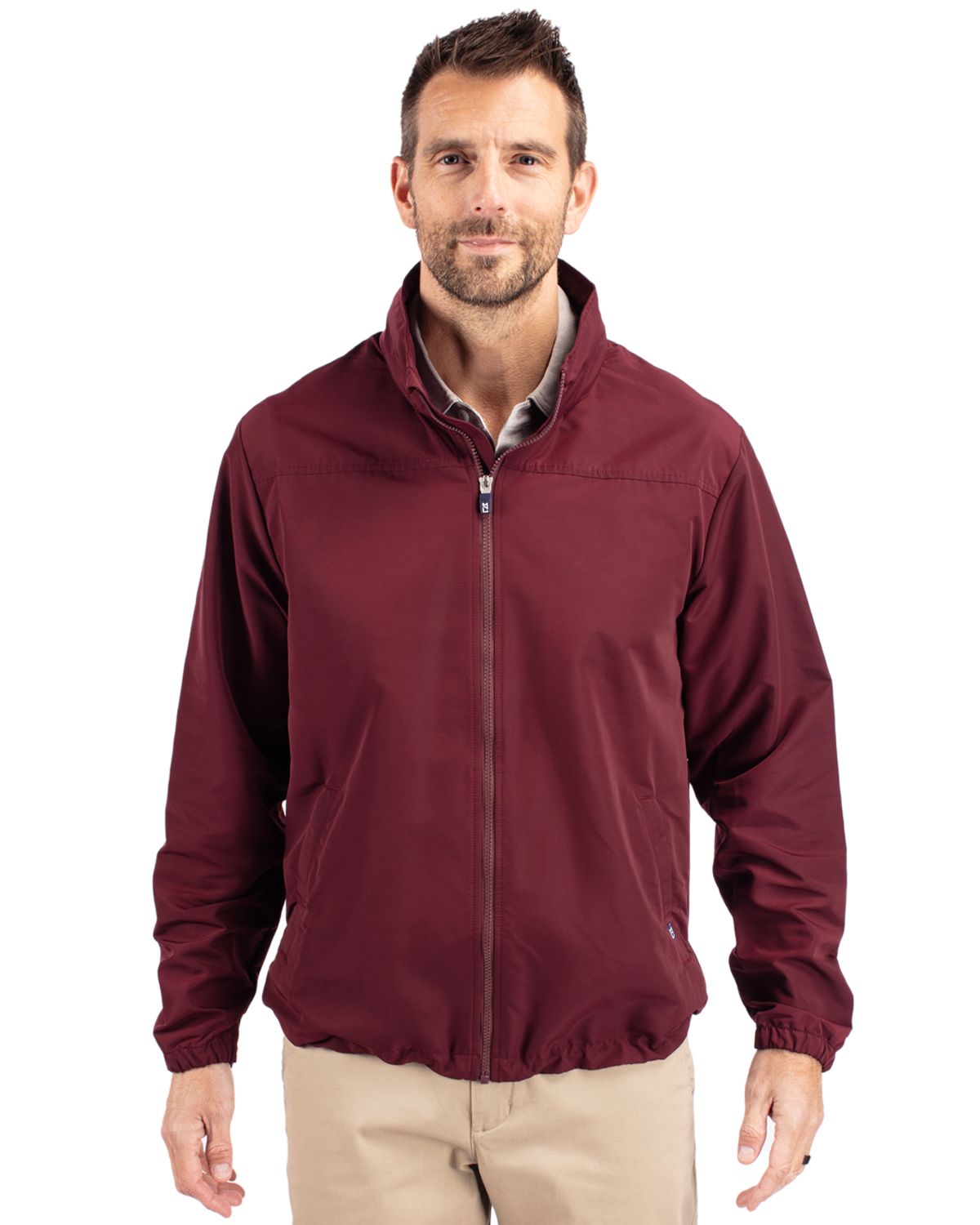 Cutter & Buck Charter Recycled Packable Mens Full Zip Jacket 32