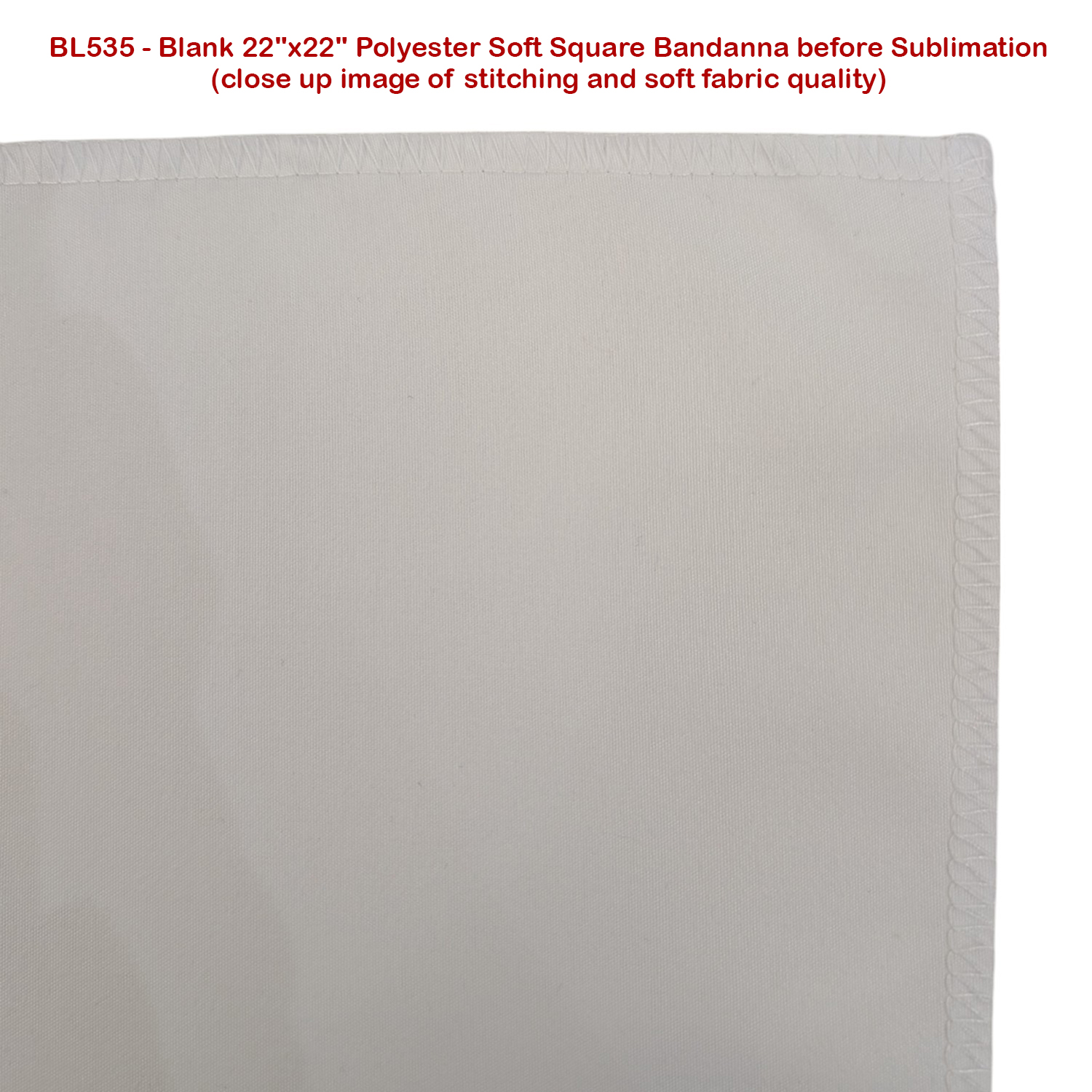 Paisley Bandana, 22x22, Sublimated Edge to Edge 1 side 5