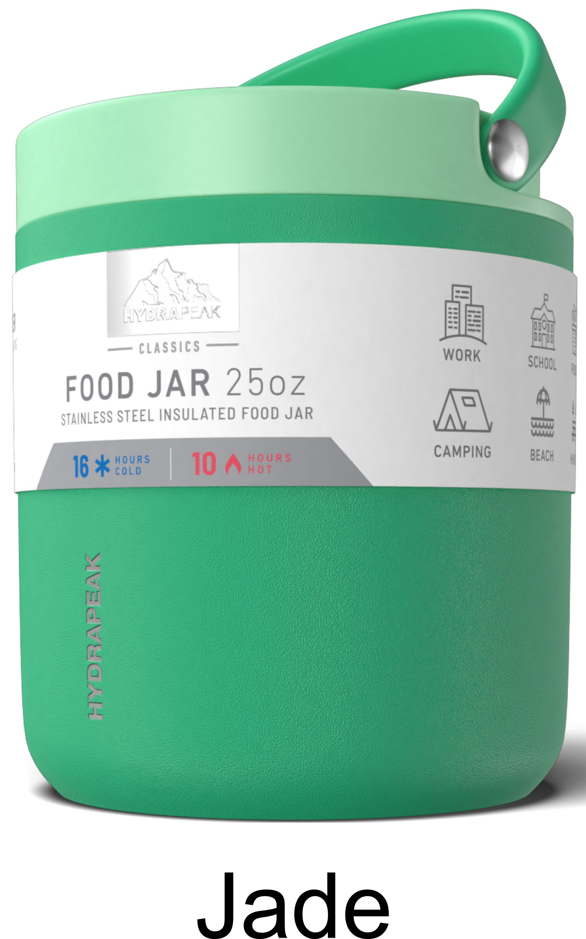 25 oz Hydrapeak Thermos Food Jar LIFETIME WARRANTY! 12