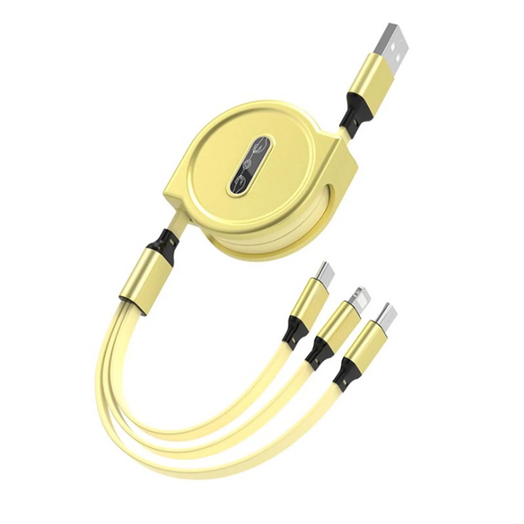 One Drag Three Retractable Charging Cable 5