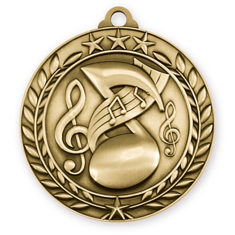 Music Wreath Award Medallion (2-3/4") 4