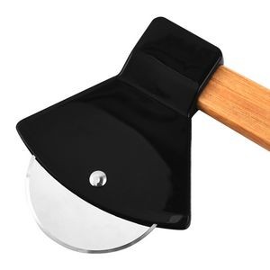 Axe Shaped Pizza Cutter Sharp Stainless Steel Blade 12