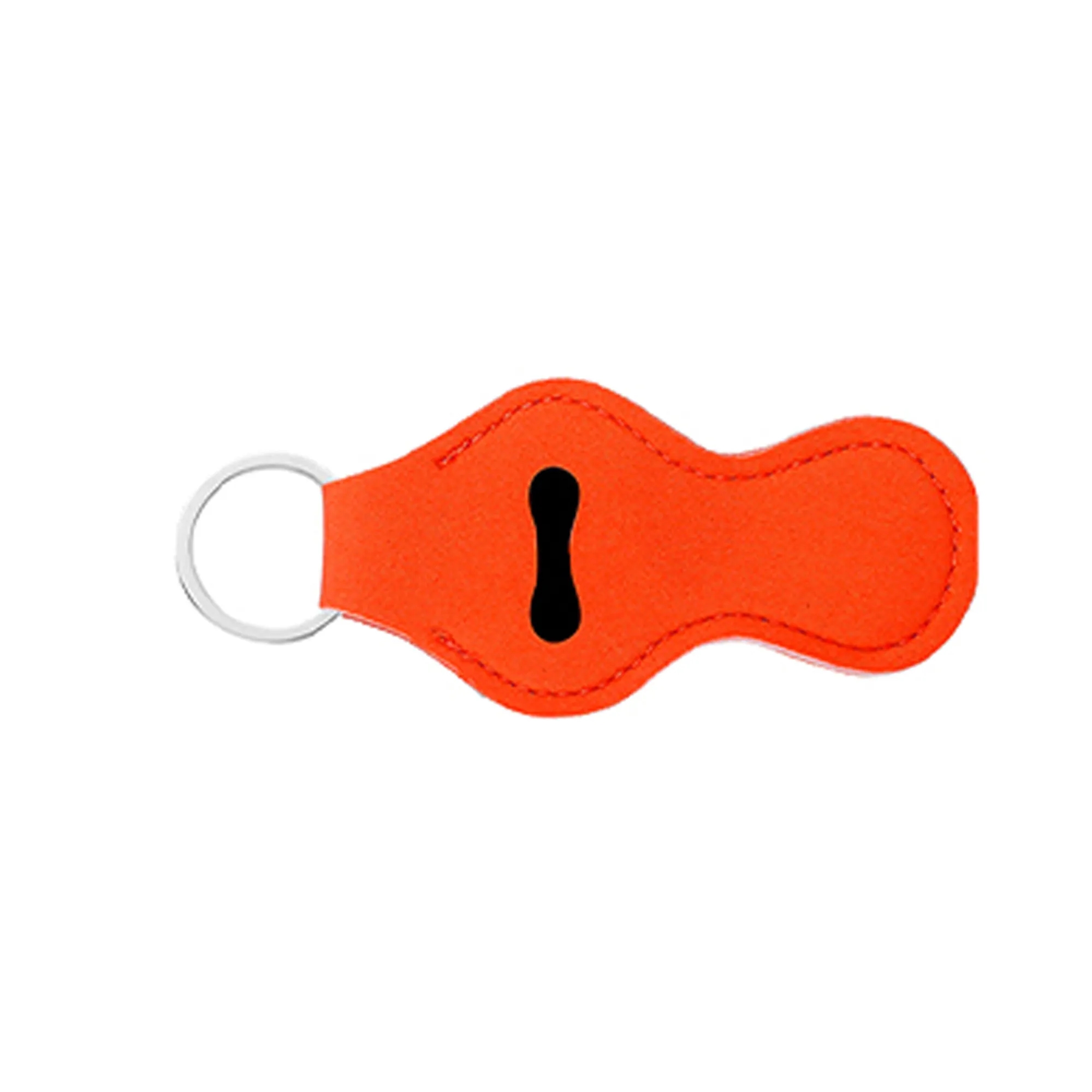 Neoprene Chapstick Holder Keychain 5