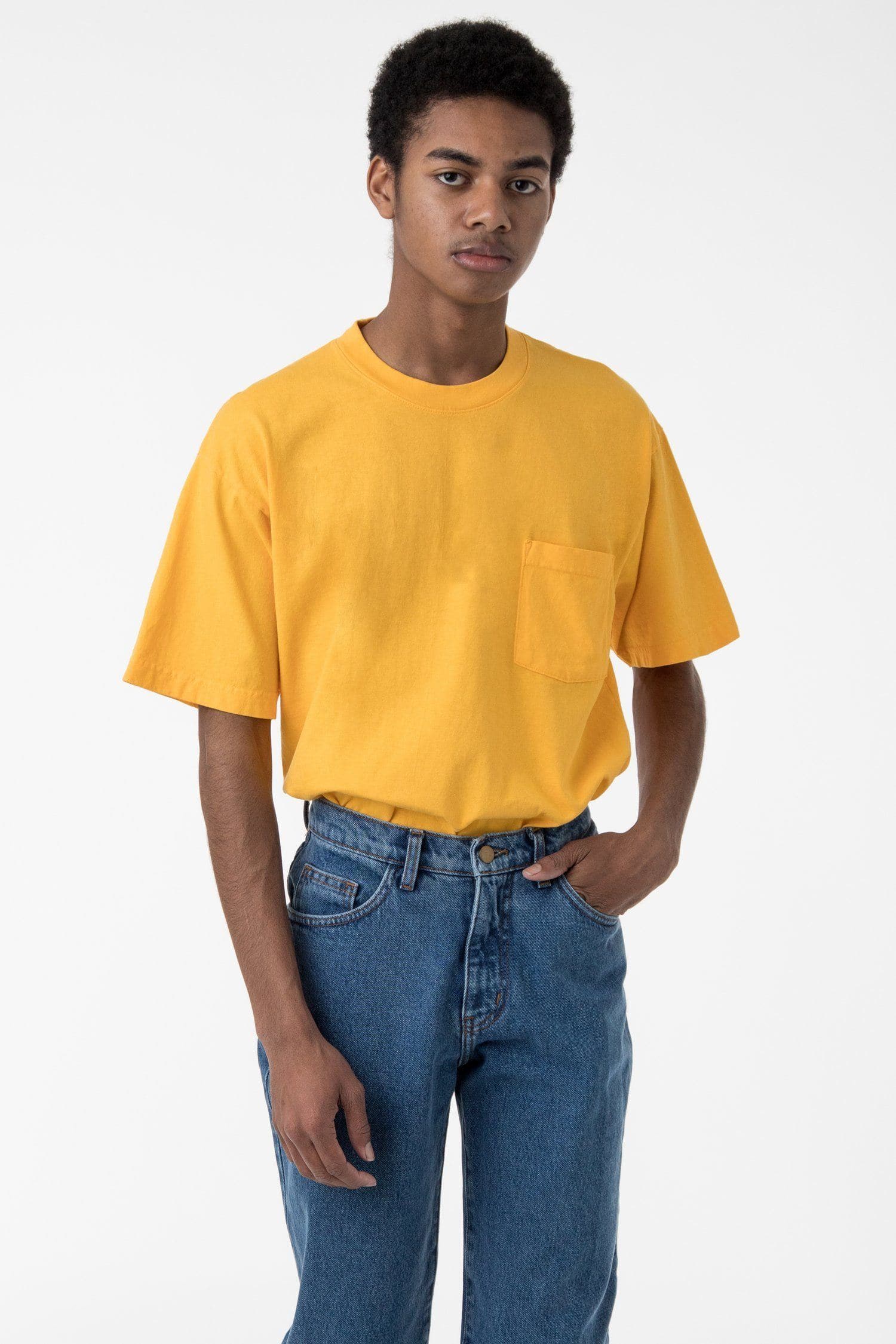 6.5 OZ S/S GARMENT DYE POCKET T-SHIRT 9
