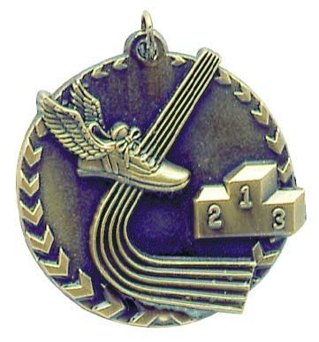 Track Millennium Medal, 1 3/4" 2