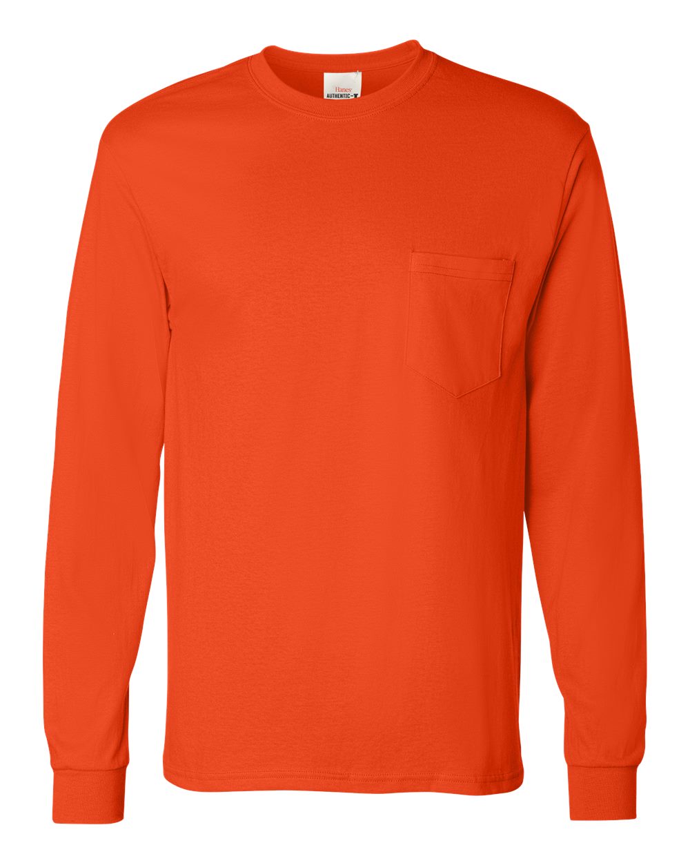 Unisex Authentic Long Sleeve Pocket T-Shirt - 5596 17
