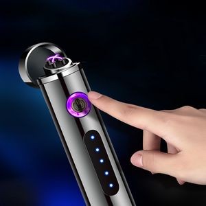 Sleek Stick Electric Arc Lighter With Flip Cap And USB Charging 4