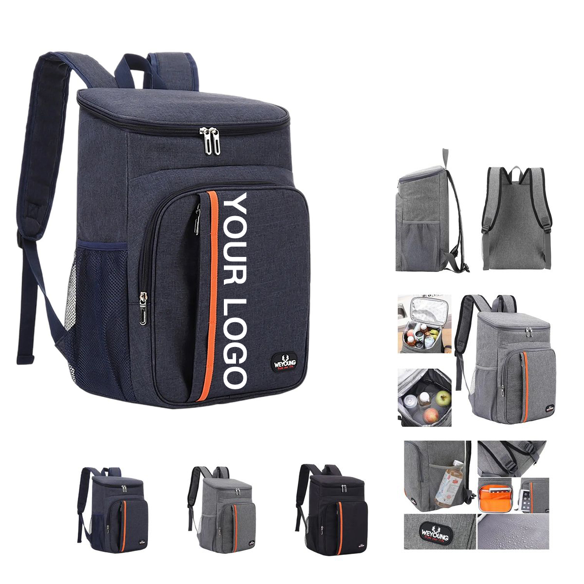 Insulated Oxford Cooler Backpack 7