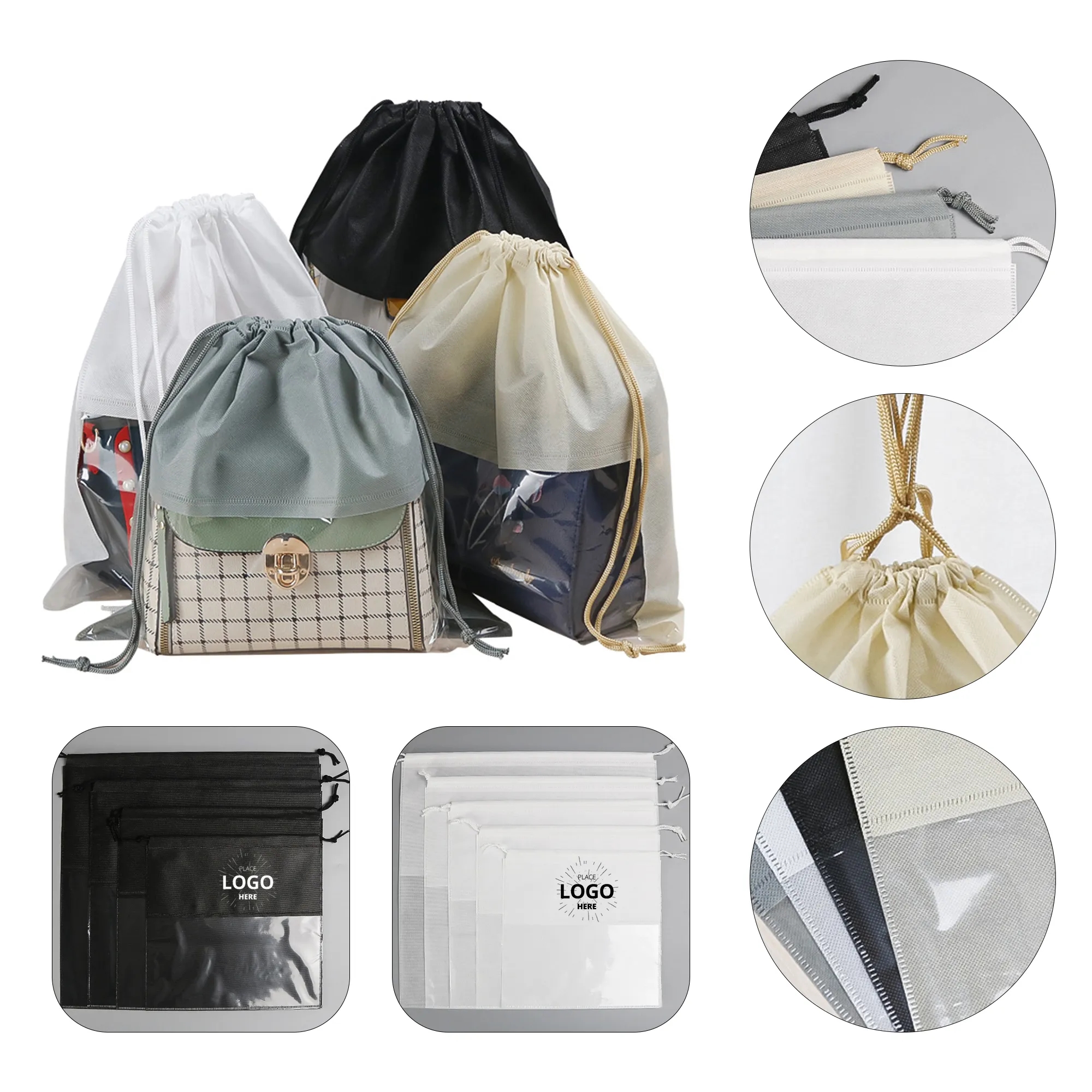 Visible Non Woven Drawstring Bag 2