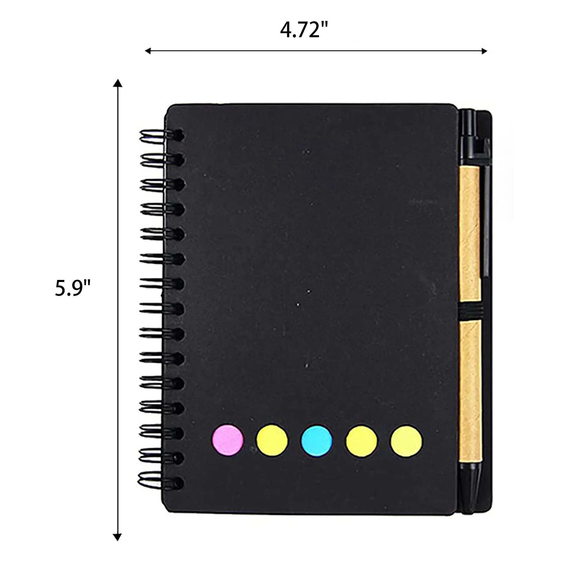 Inspirational Spiral Notebook Journal With Sticky Note 7