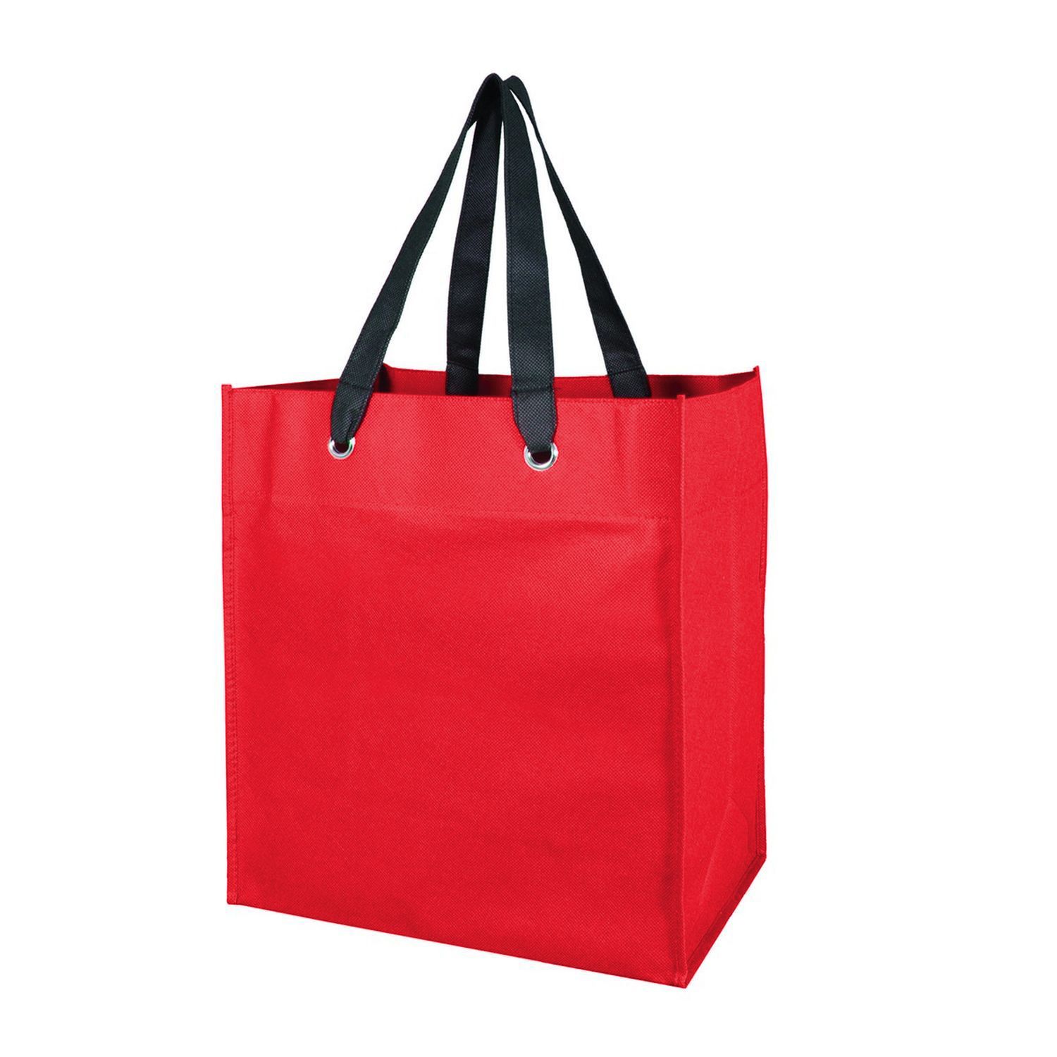 Non Woven Grocery Tote W/Grommets 2