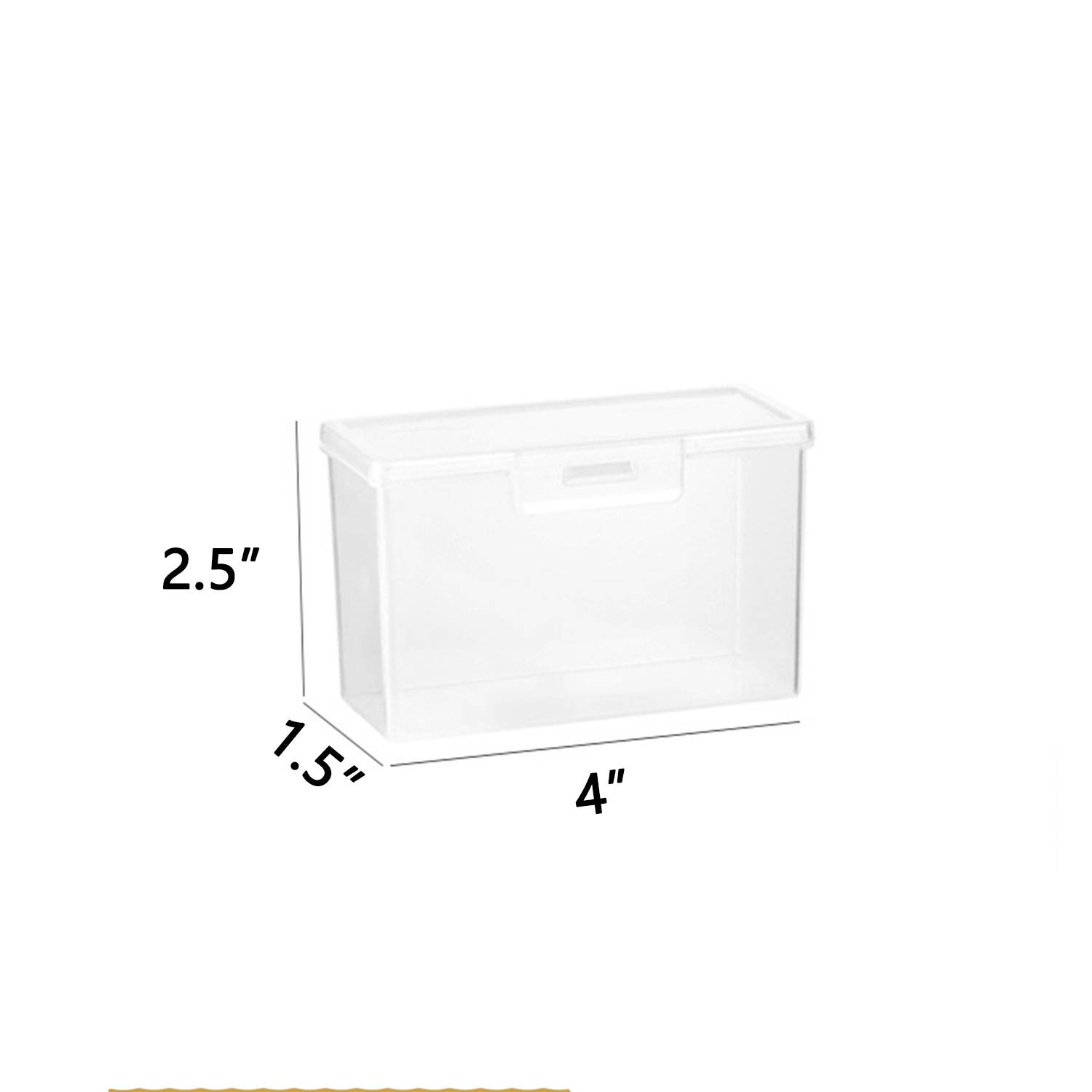 Plastic Transparent Playing Card Storage Box 3