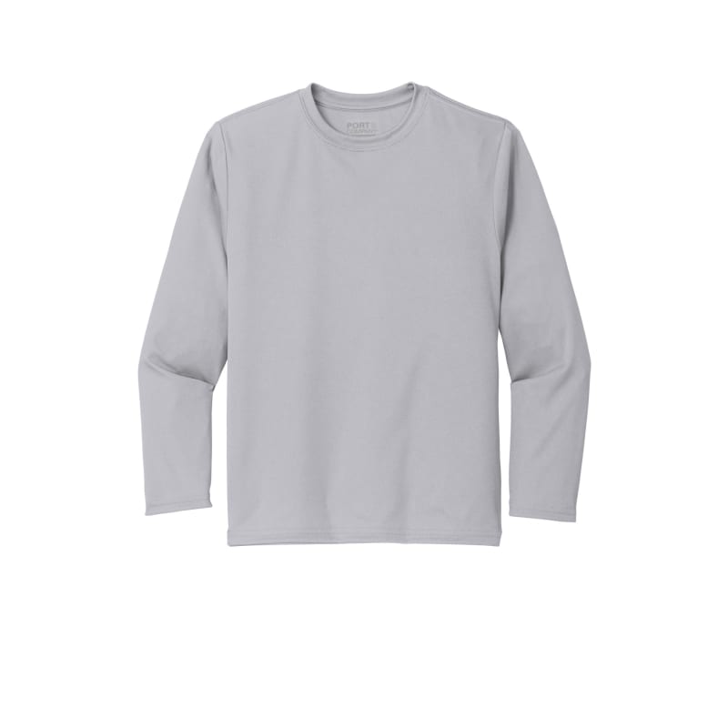 Port & Company Youth Long Sleeve Performance Tee 20