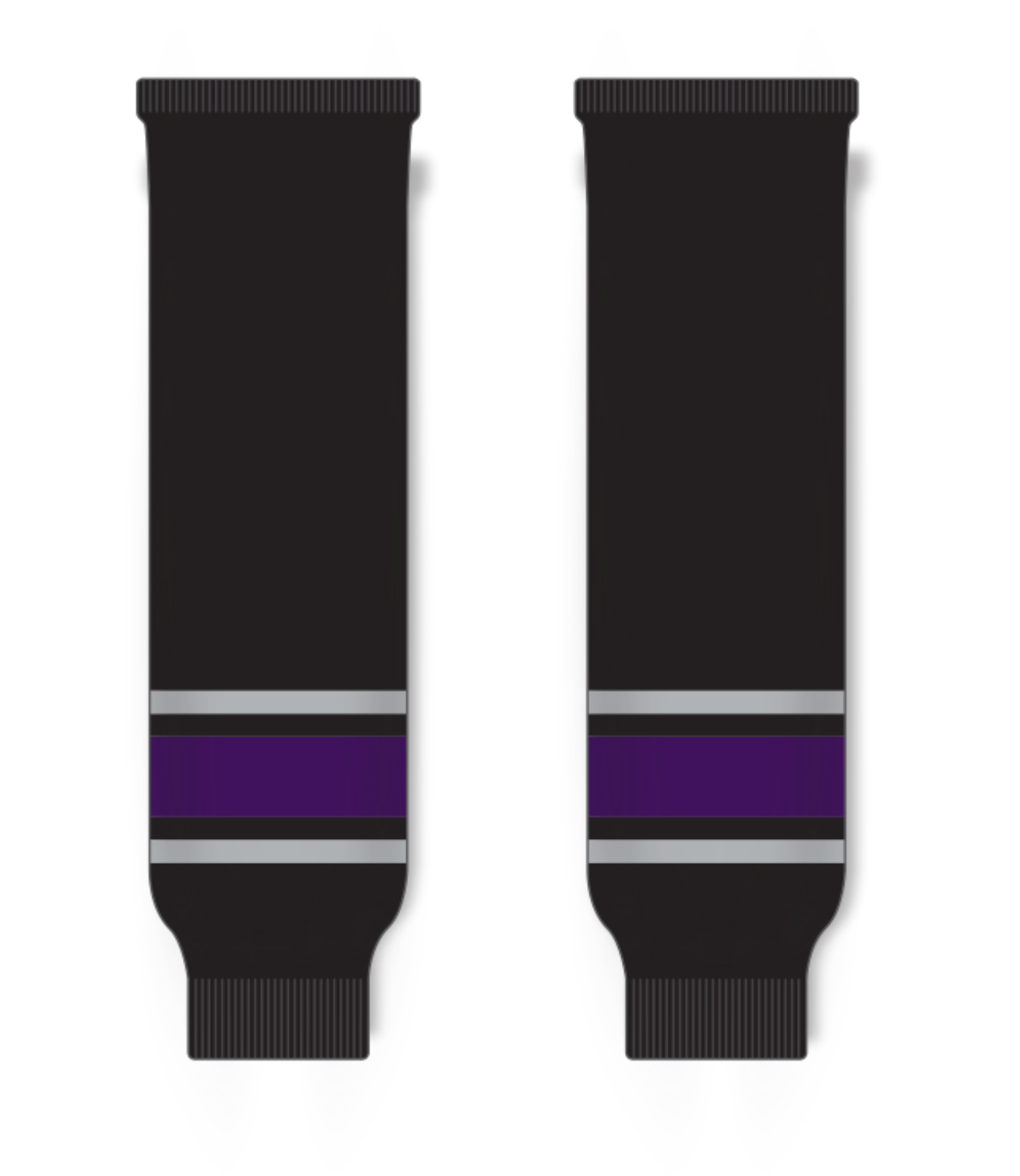 Knitted Striped Hockey Socks HS630-G166 21