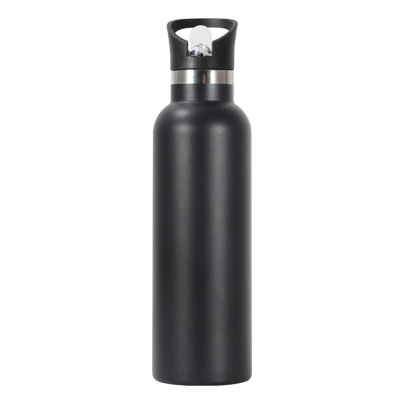 25 Oz. Vacuum Insulated Bottle w/ Straw Lid, custom water bottle with logo imprint 4