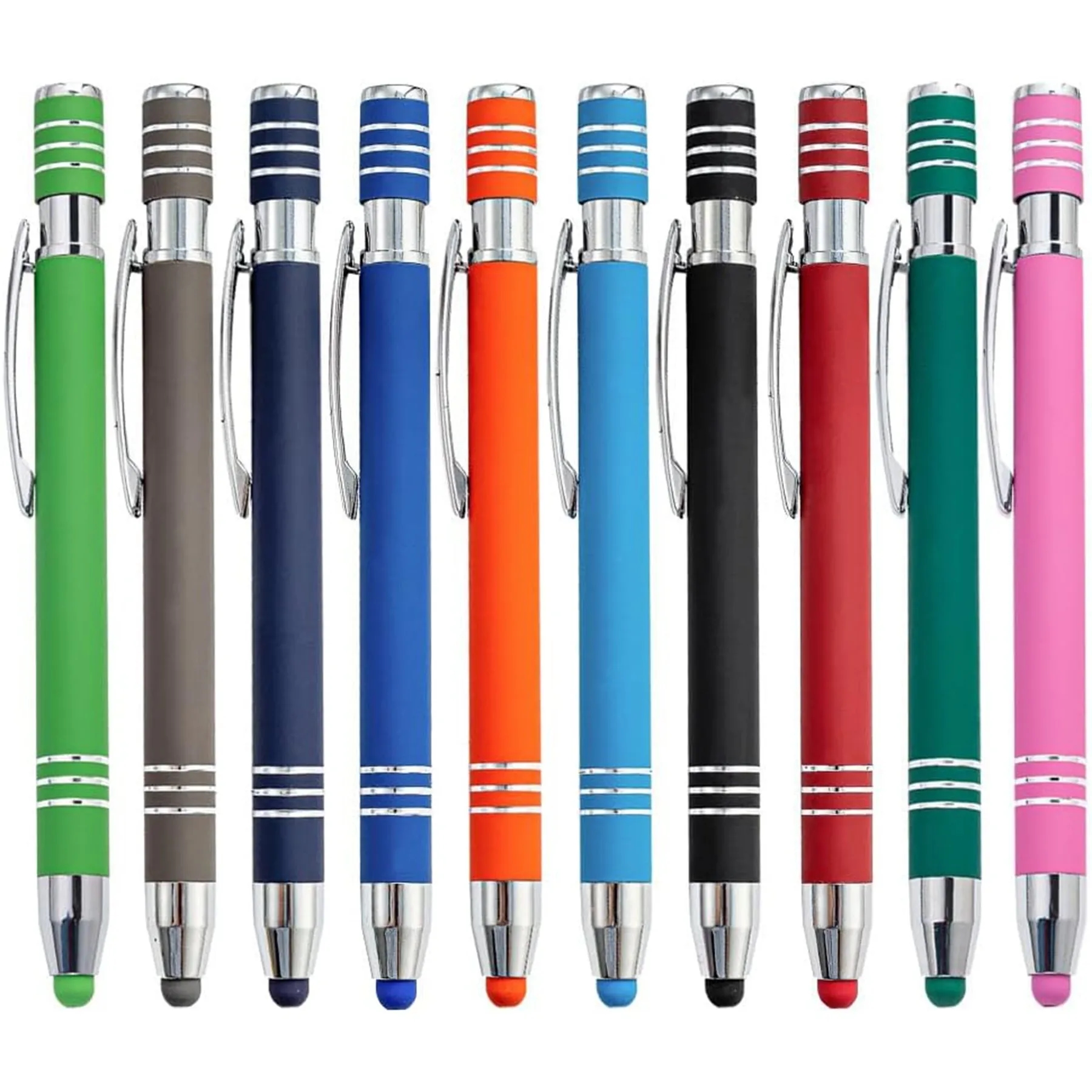 2 In 1 Metal Ballpoint Pen With Stylus 9